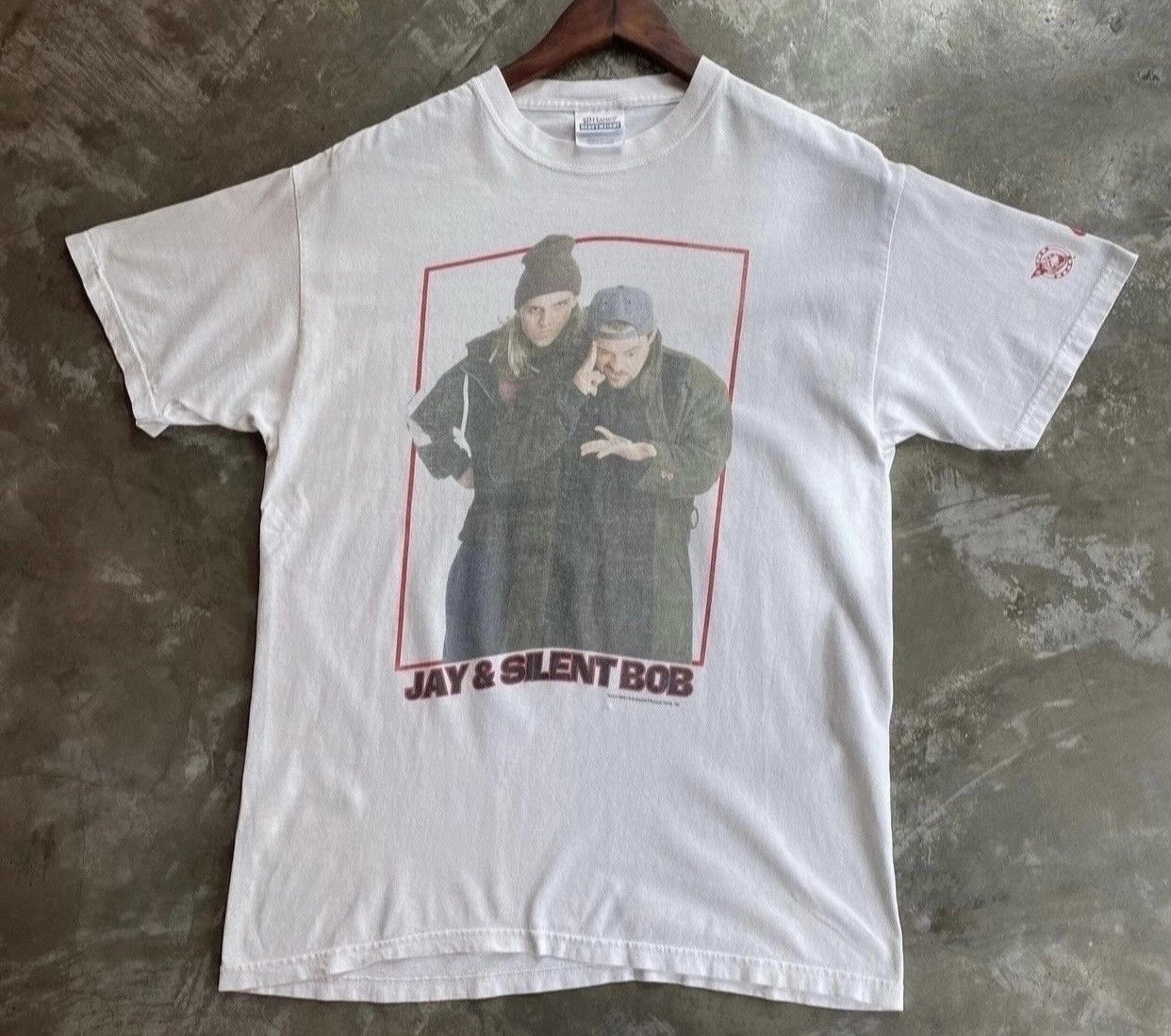 Vintage Vintage 90s Jay And Silent Bob Movie Tee Size US M / EU 48-50 / 2 - 2 Thumbnail
