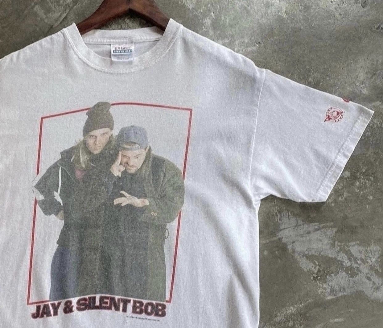 Vintage Vintage 90s Jay And Silent Bob Movie Tee Size US M / EU 48-50 / 2 - 1 Thumbnail