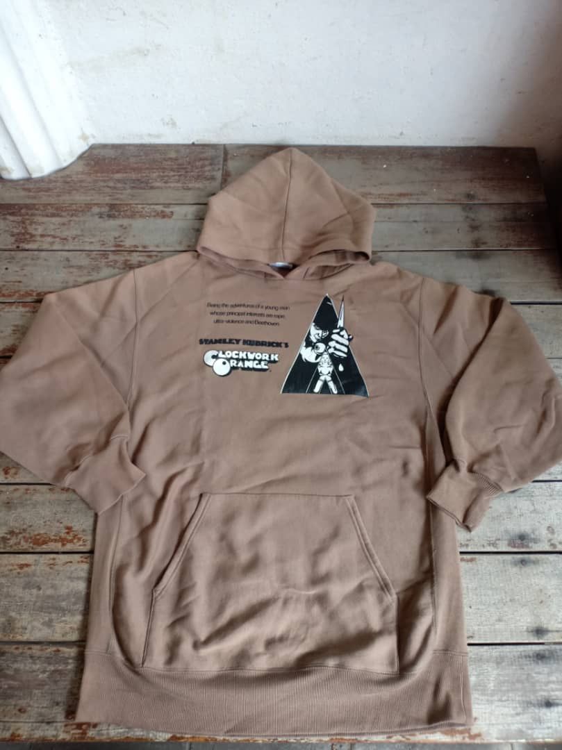 Vintage GRAILED Vintage CLOCKWORK ORANGE Sweater Hooded Punk Movie Size US L / EU 52-54 / 3 - 1 Thumbnail