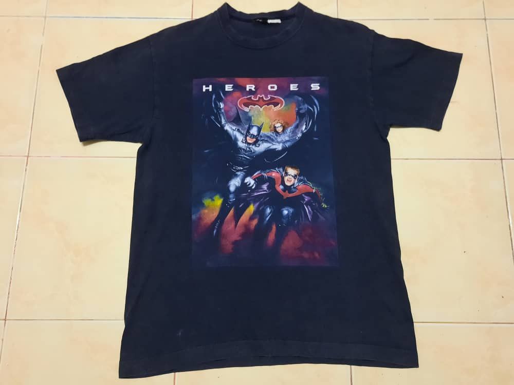 DC Comics × Vintage Vintage Batman And Robin DC Comics Superhereos Tee Size US L / EU 52-54 / 3 - 1 Thumbnail