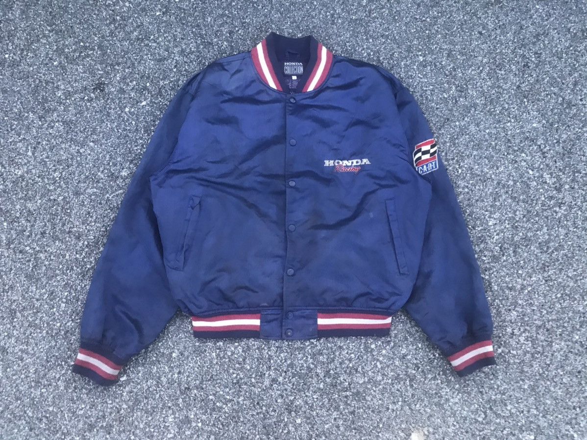 Honda × Sports Specialties Vtg 80’s Honda Racing Powered Varsity Jacket Size US M / EU 48-50 / 2 - 1 Thumbnail