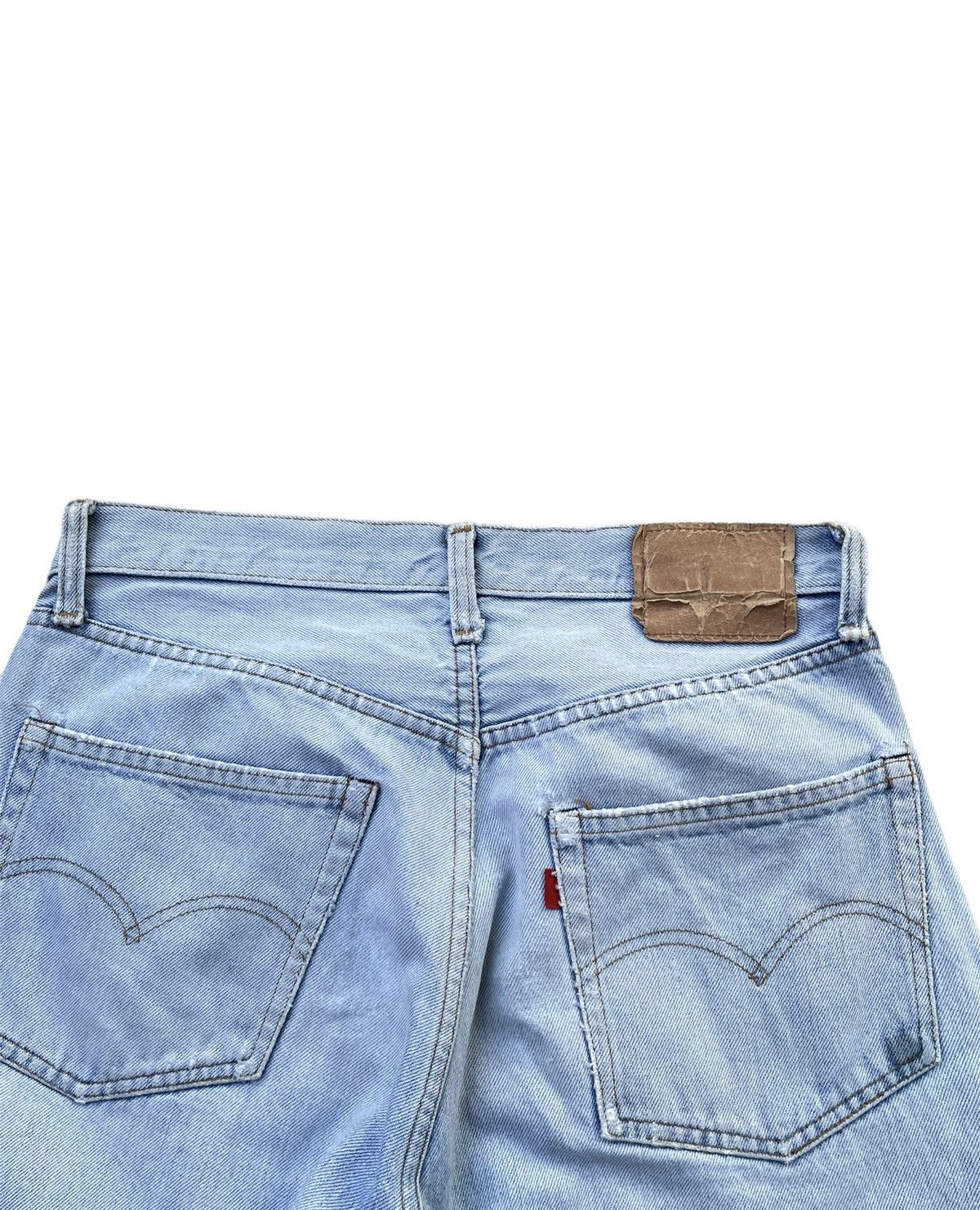 Levi's × Vintage Rare Levi’s 501 e 1980 Usa Vintage Aging Distressed Rework Size US 31 - 10 Thumbnail