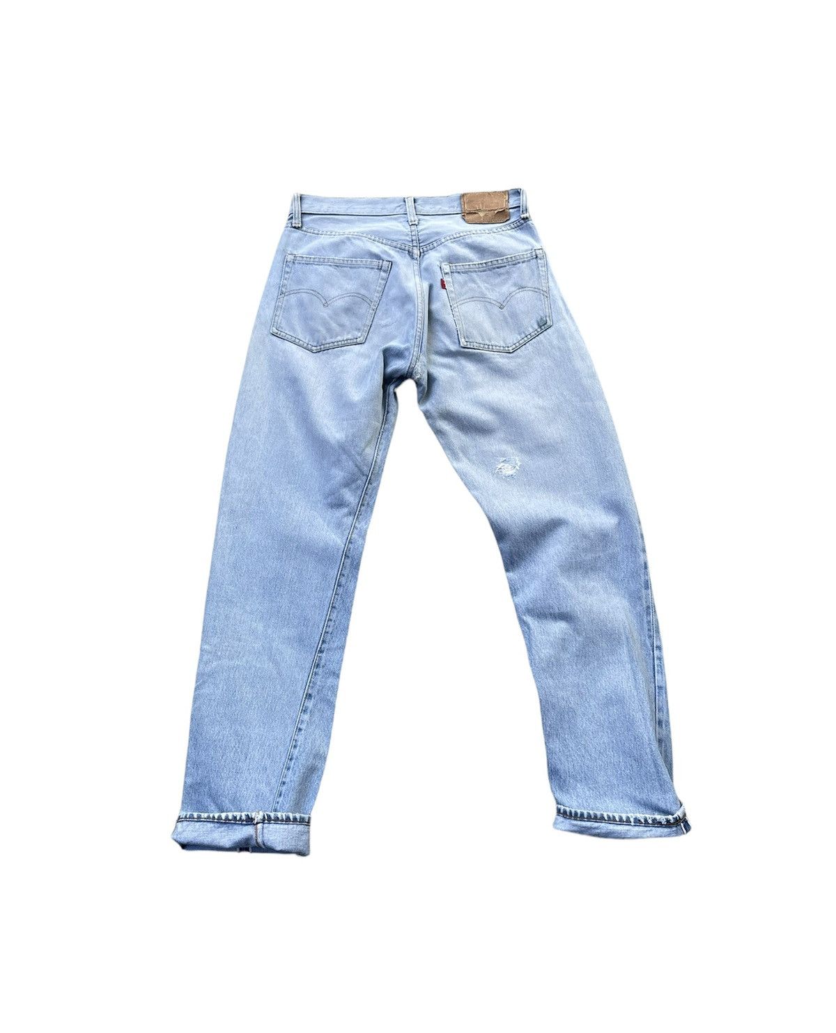 Levi's × Vintage Rare Levi’s 501 e 1980 Usa Vintage Aging Distressed Rework Size US 31 - 7 Thumbnail