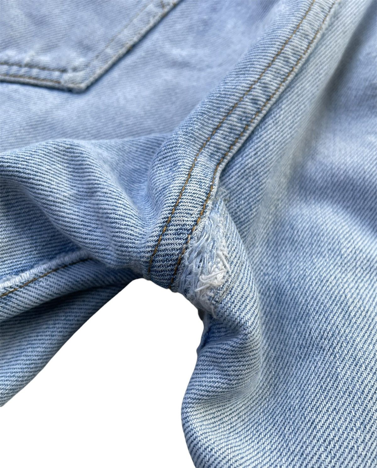 Levi's × Vintage Rare Levi’s 501 e 1980 Usa Vintage Aging Distressed Rework Size US 31 - 9 Thumbnail