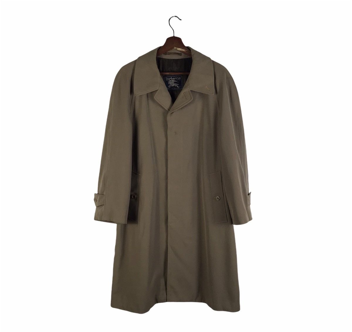 Burberry Vintage Burberrys' Specialty Burella Showerproof Wool Coat Size US M / EU 48-50 / 2 - 2 Thumbnail