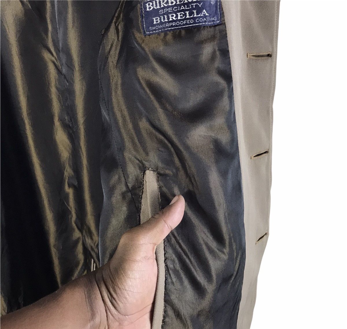 Burberry Vintage Burberrys' Specialty Burella Showerproof Wool Coat Size US M / EU 48-50 / 2 - 10 Thumbnail