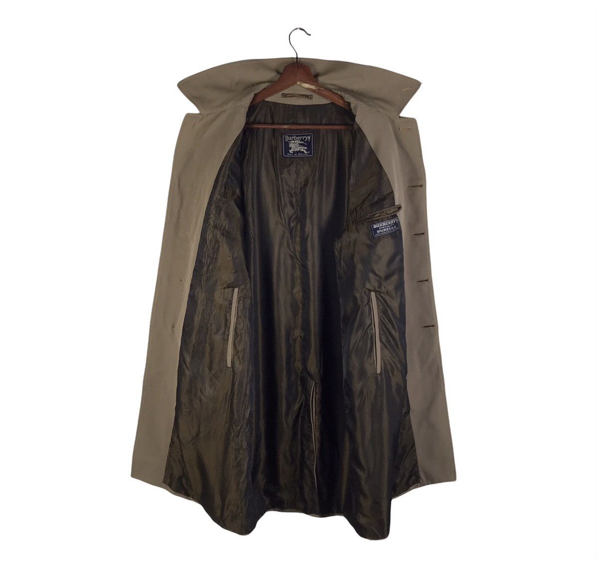Burberry Vintage Burberrys' Specialty Burella Showerproof Wool Coat Size US M / EU 48-50 / 2 - 4 Thumbnail