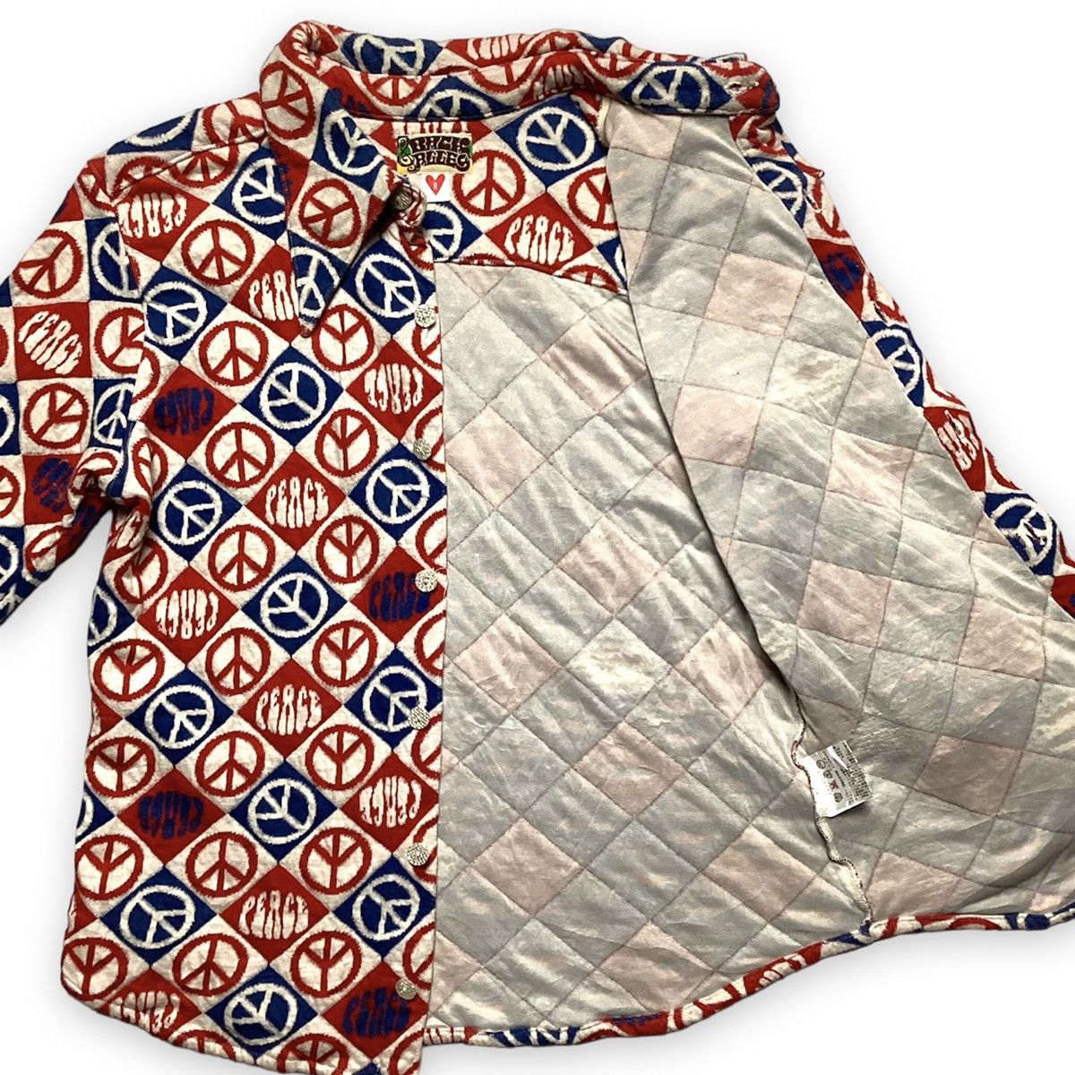 Japanese Brand × Seditionaries 🇯🇵 JAPANESE FULL PRINT PEACE NO WAR ANARCHY BUTTON UP SHIRT Size US S / EU 44-46 / 1 - 3 Thumbnail