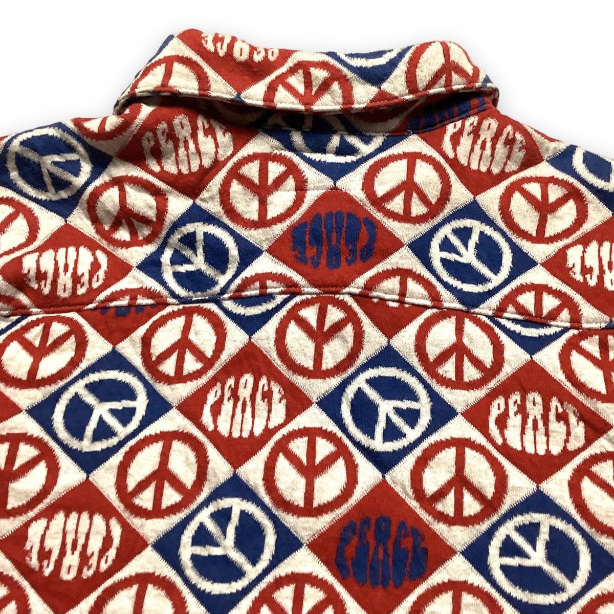 Japanese Brand × Seditionaries 🇯🇵 JAPANESE FULL PRINT PEACE NO WAR ANARCHY BUTTON UP SHIRT Size US S / EU 44-46 / 1 - 7 Thumbnail