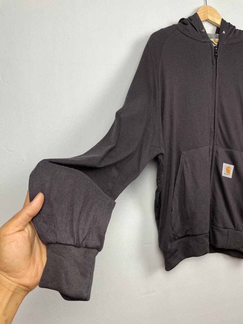 Carhartt × Vintage Vintage Carhartt Sweater Destroyed Hoodies Size US L / EU 52-54 / 3 - 3 Thumbnail