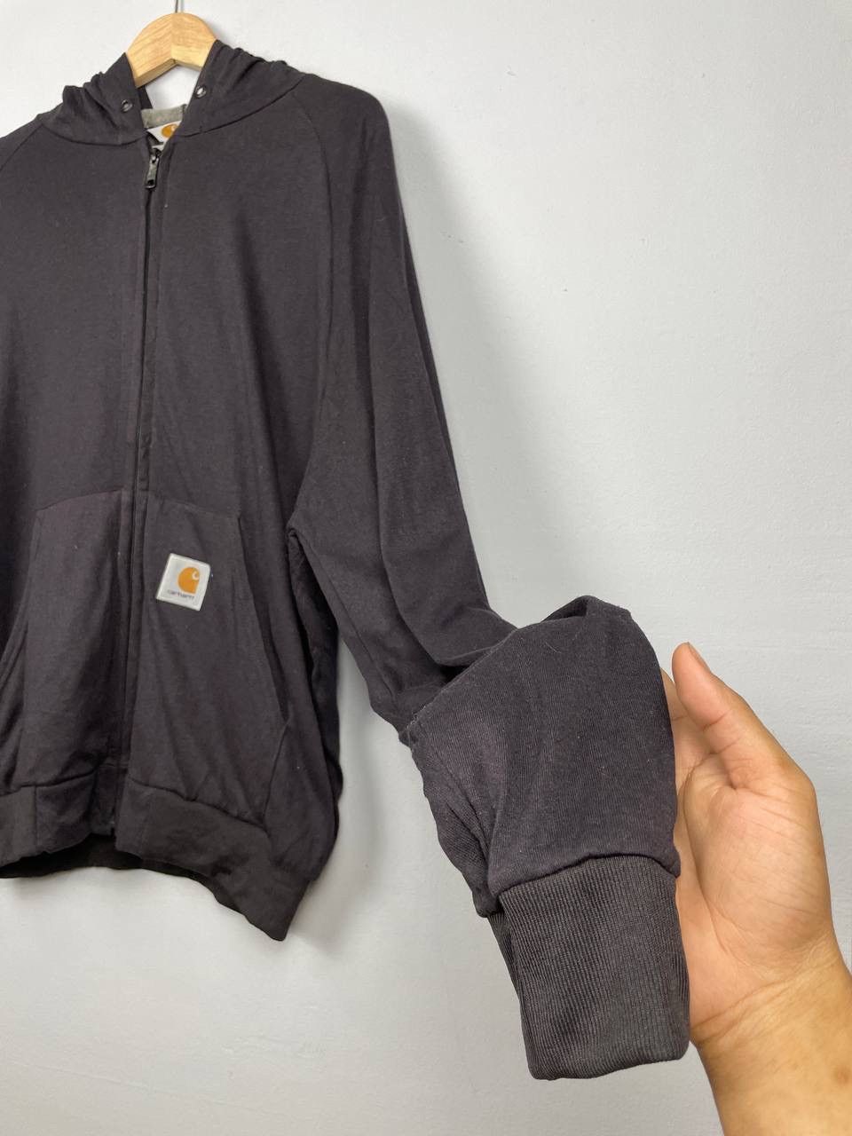 Carhartt × Vintage Vintage Carhartt Sweater Destroyed Hoodies Size US L / EU 52-54 / 3 - 4 Thumbnail