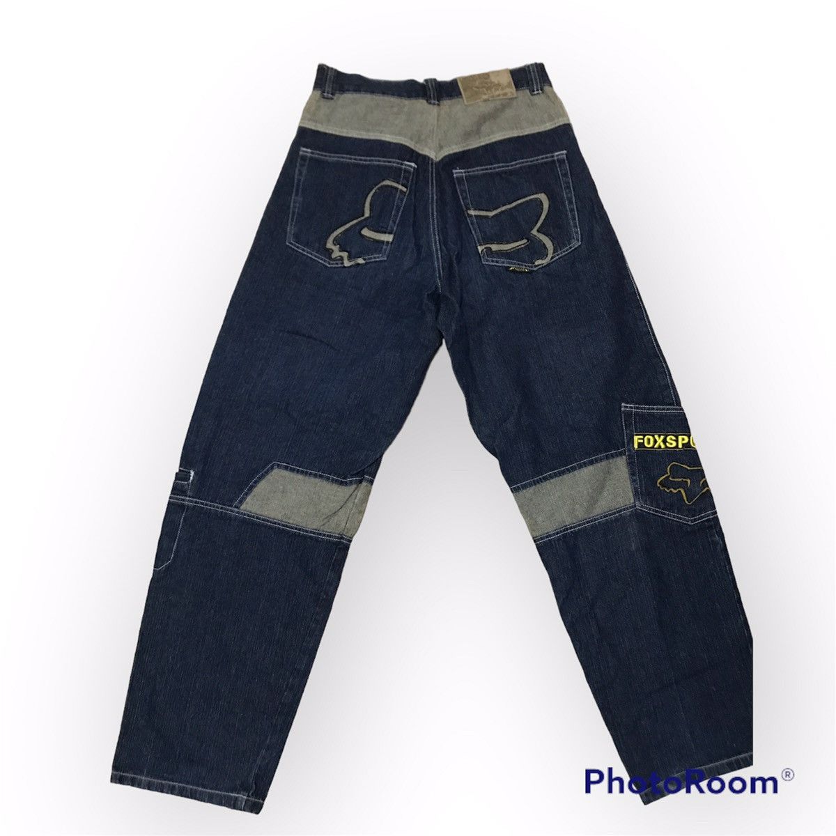 Fox Racing Rare Fox Sports Embroidered Denim Pants Size US 30 / EU 46 - 1 Thumbnail