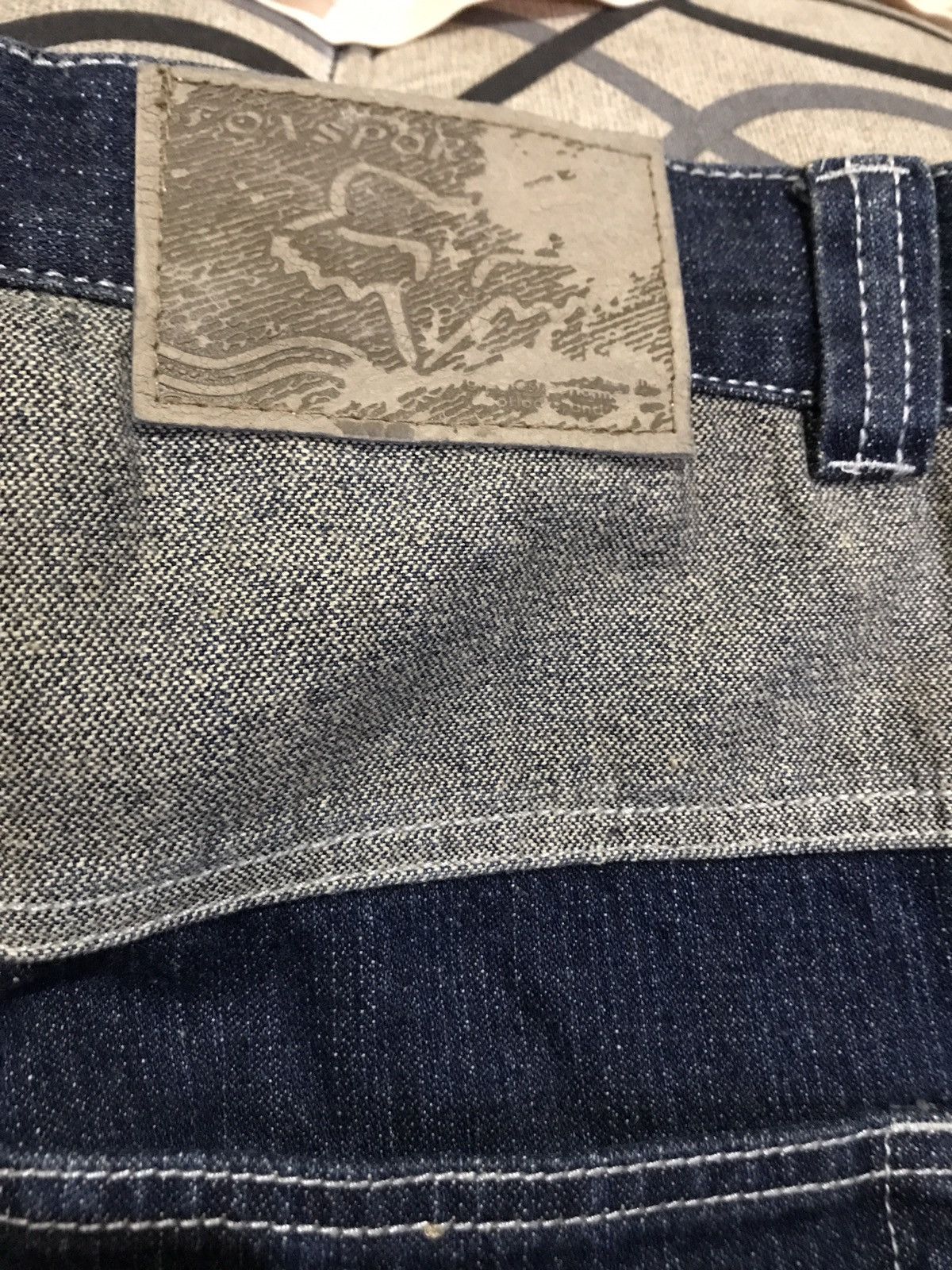 Fox Racing Rare Fox Sports Embroidered Denim Pants Size US 30 / EU 46 - 5 Thumbnail