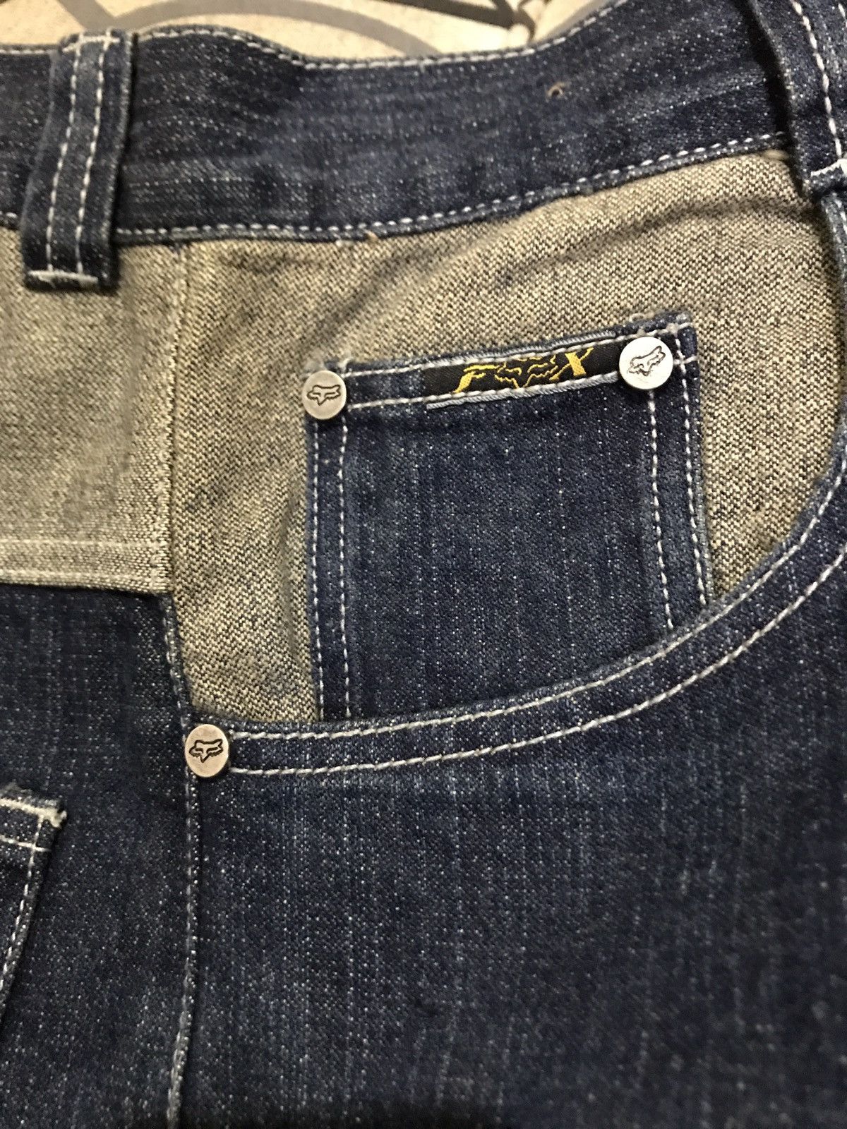 Fox Racing Rare Fox Sports Embroidered Denim Pants Size US 30 / EU 46 - 4 Thumbnail