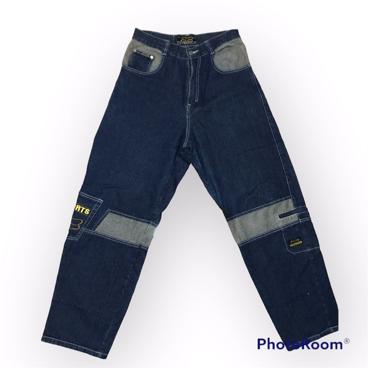 Fox Racing Rare Fox Sports Embroidered Denim Pants Size US 30 / EU 46 - 2 Thumbnail