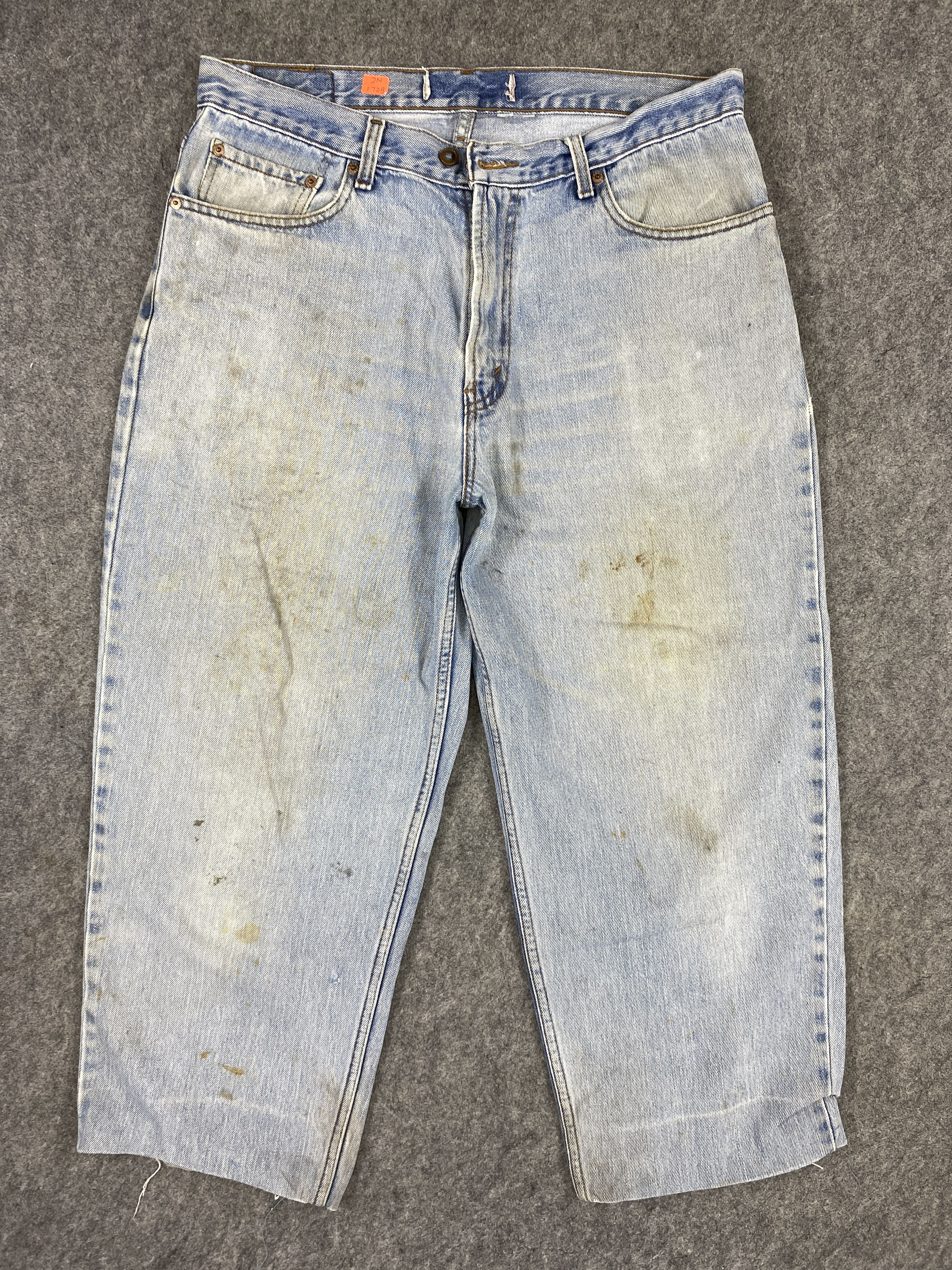 Levi's Dirty Used Blue Vintage Levi's Jeans 35x25 Denim -JN1728 Size US 35 - 1 Thumbnail