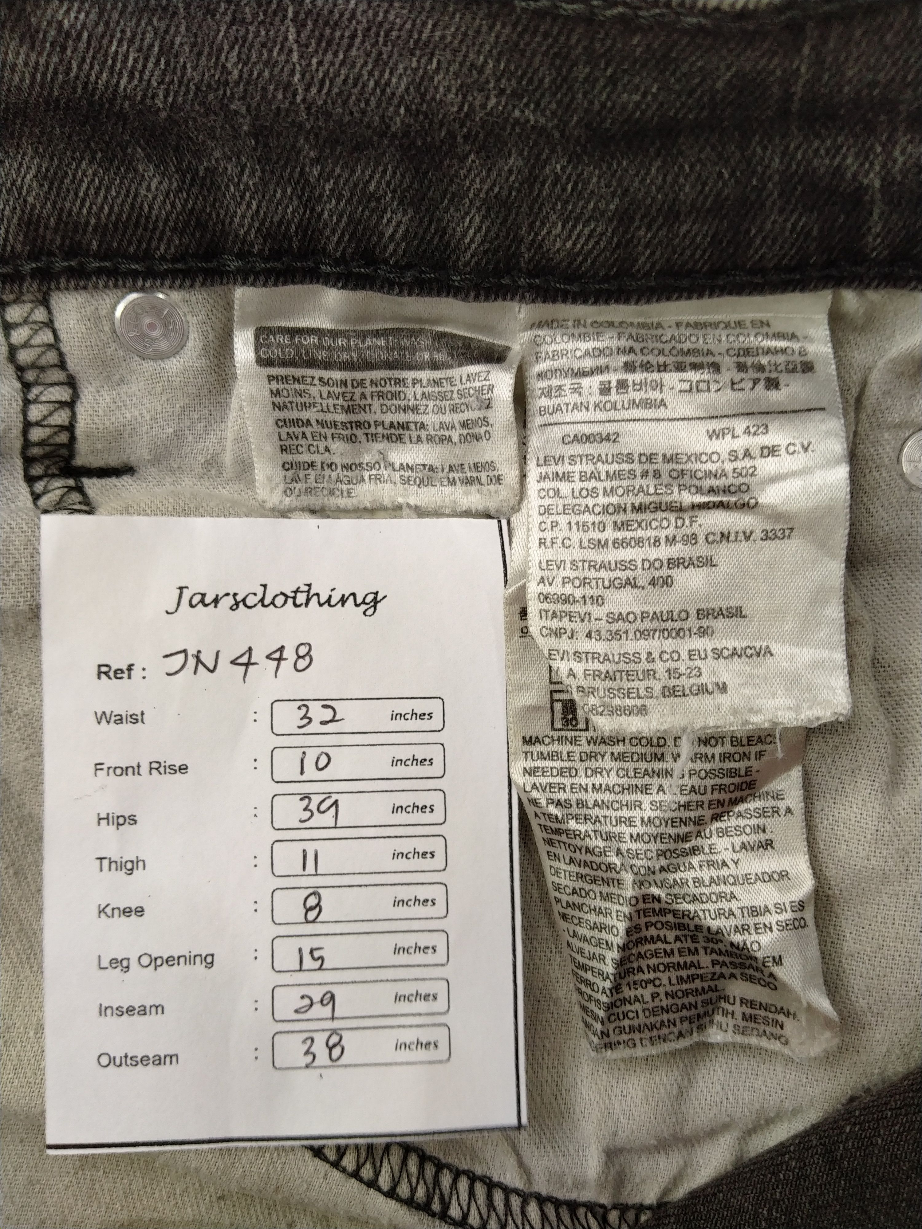 Levi's Black Distressed Vintage Levi's Denim 32x29 -JN448 Size US 32 / EU 48 - 12 Thumbnail