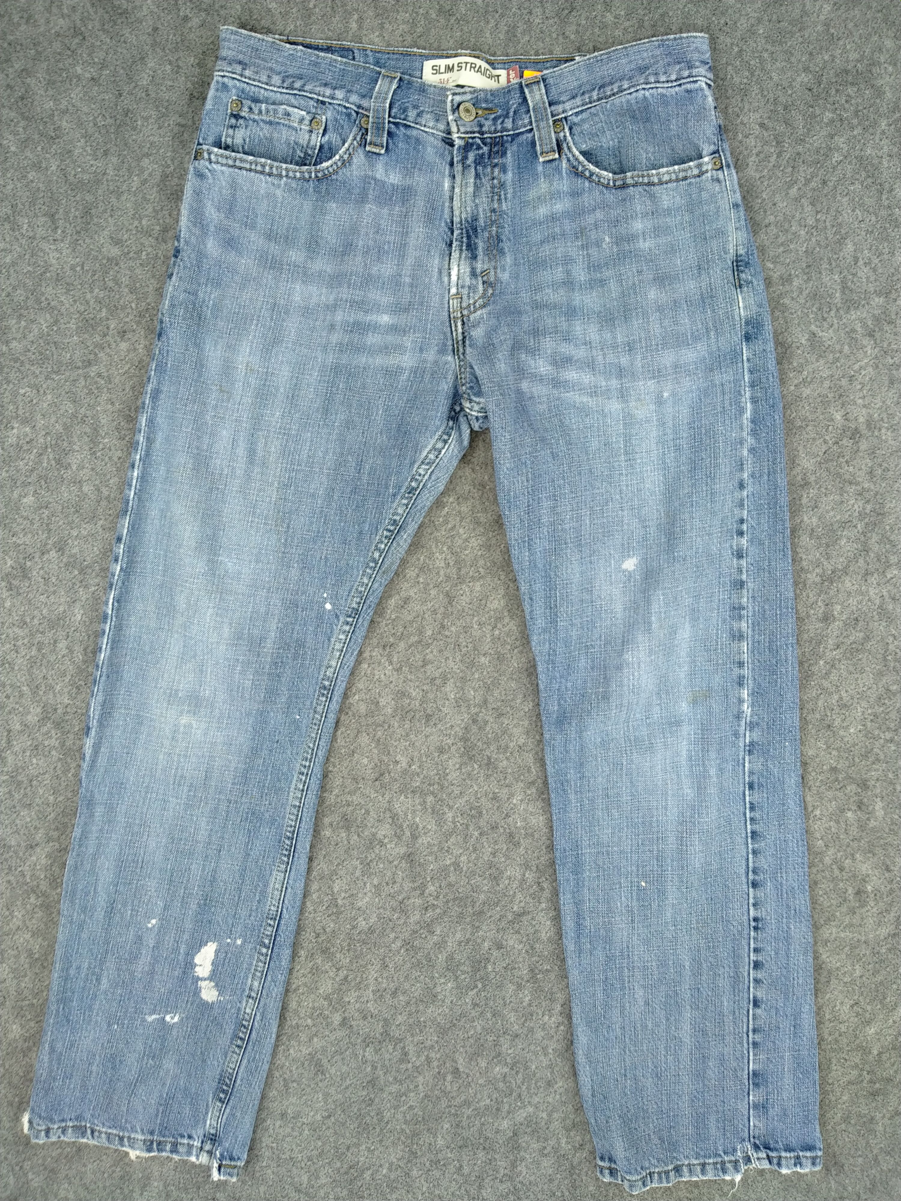 Levi's Vintage Levi's 514 Slim Straight Denim 33x30 -JN361 Size US 33 - 1 Thumbnail