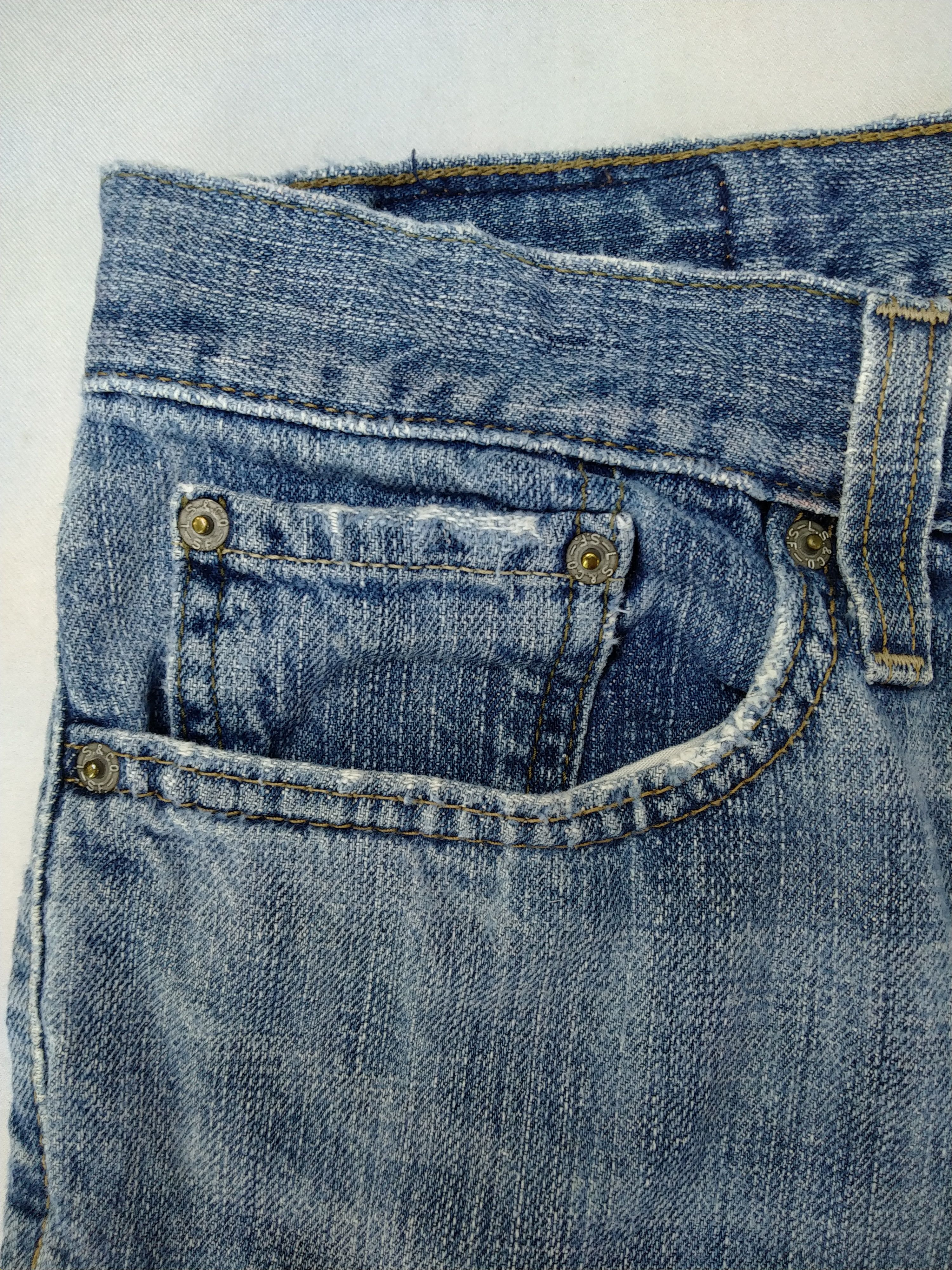 Levi's Vintage Levi's 514 Slim Straight Denim 33x30 -JN361 Size US 33 - 8 Thumbnail