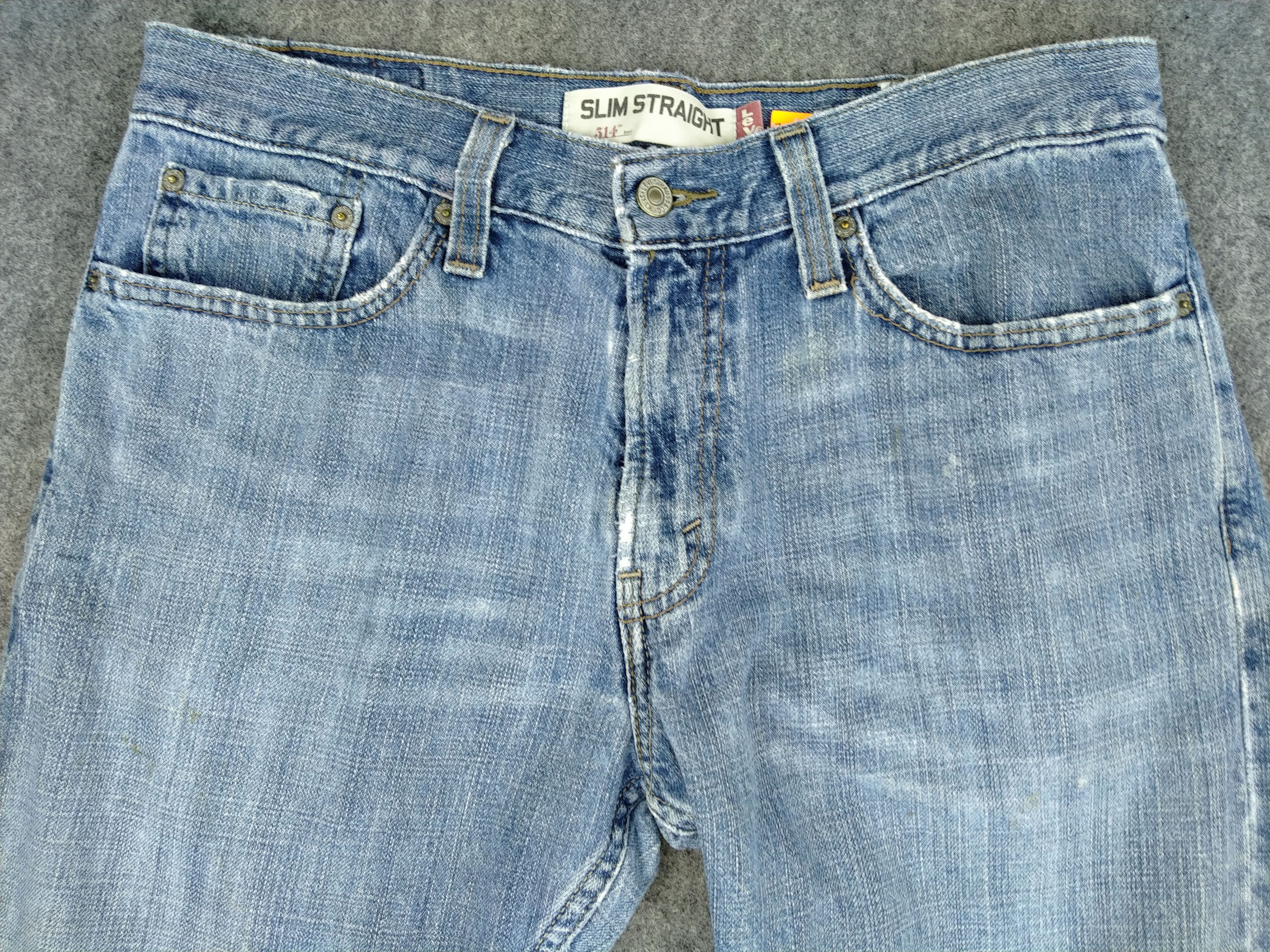 Levi's Vintage Levi's 514 Slim Straight Denim 33x30 -JN361 Size US 33 - 3 Thumbnail