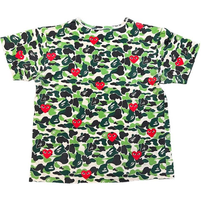 Bape Bape APE x Comme des Garcons CDG Play | Grailed