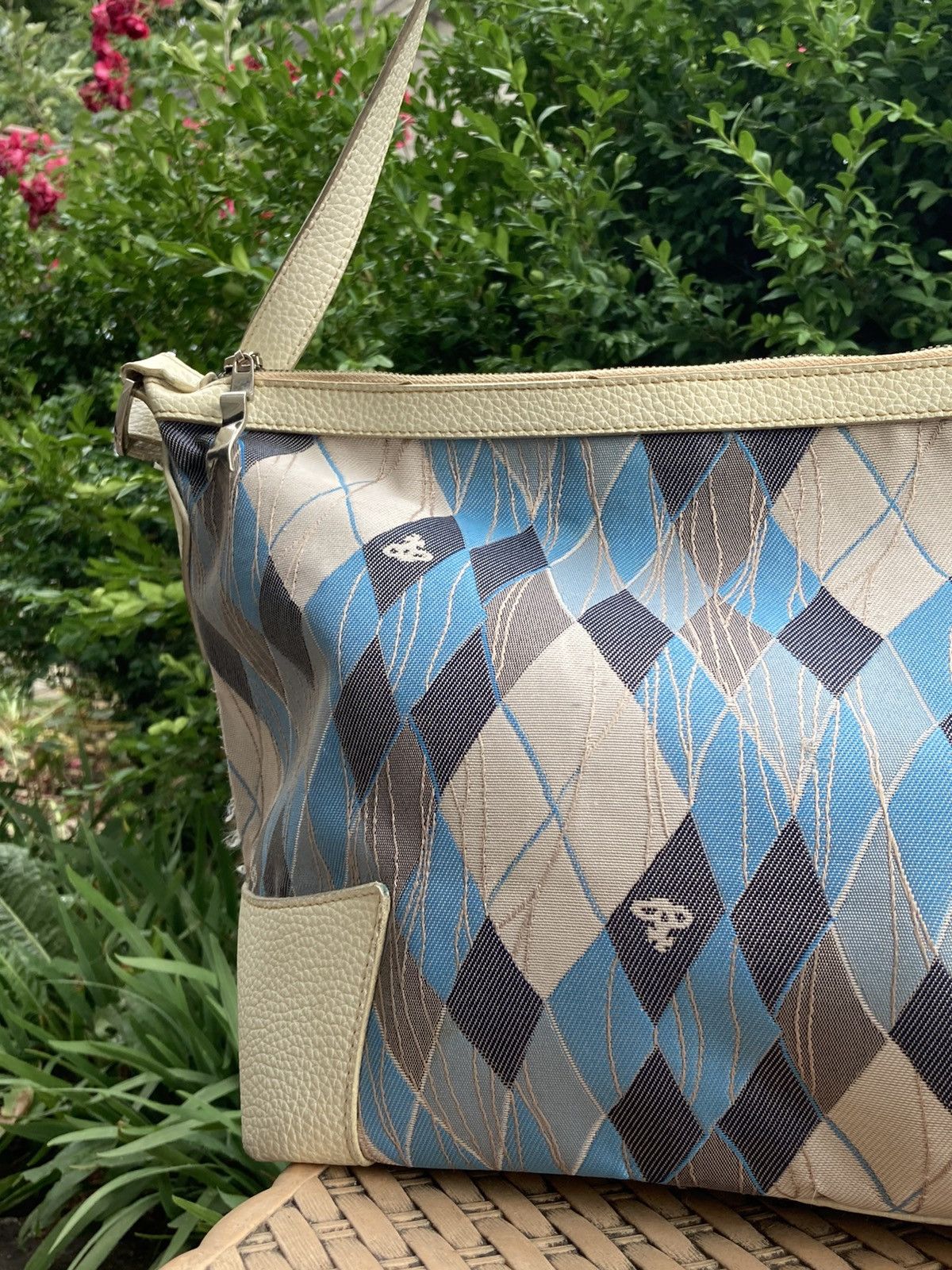 Vivienne Westwood Vivienne Westwood leather canvas monogram romb shoulder bag Size ONE SIZE - 7 Thumbnail