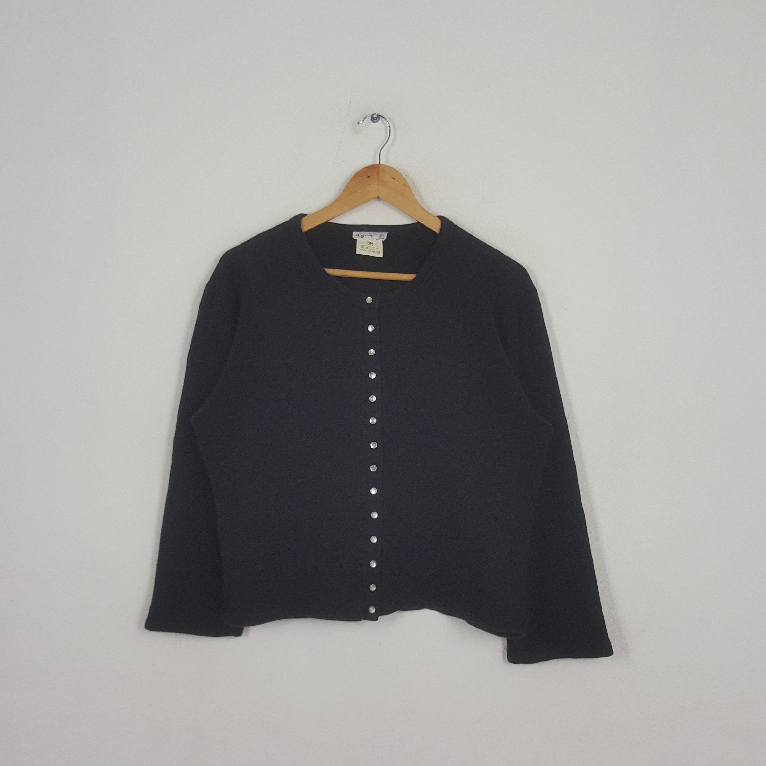 Designer × Vintage × agnes b. Vintage Agnes B. French Fashion Designer Long Sleeve Tshirt Size US L / EU 52-54 / 3 - 1 Thumbnail