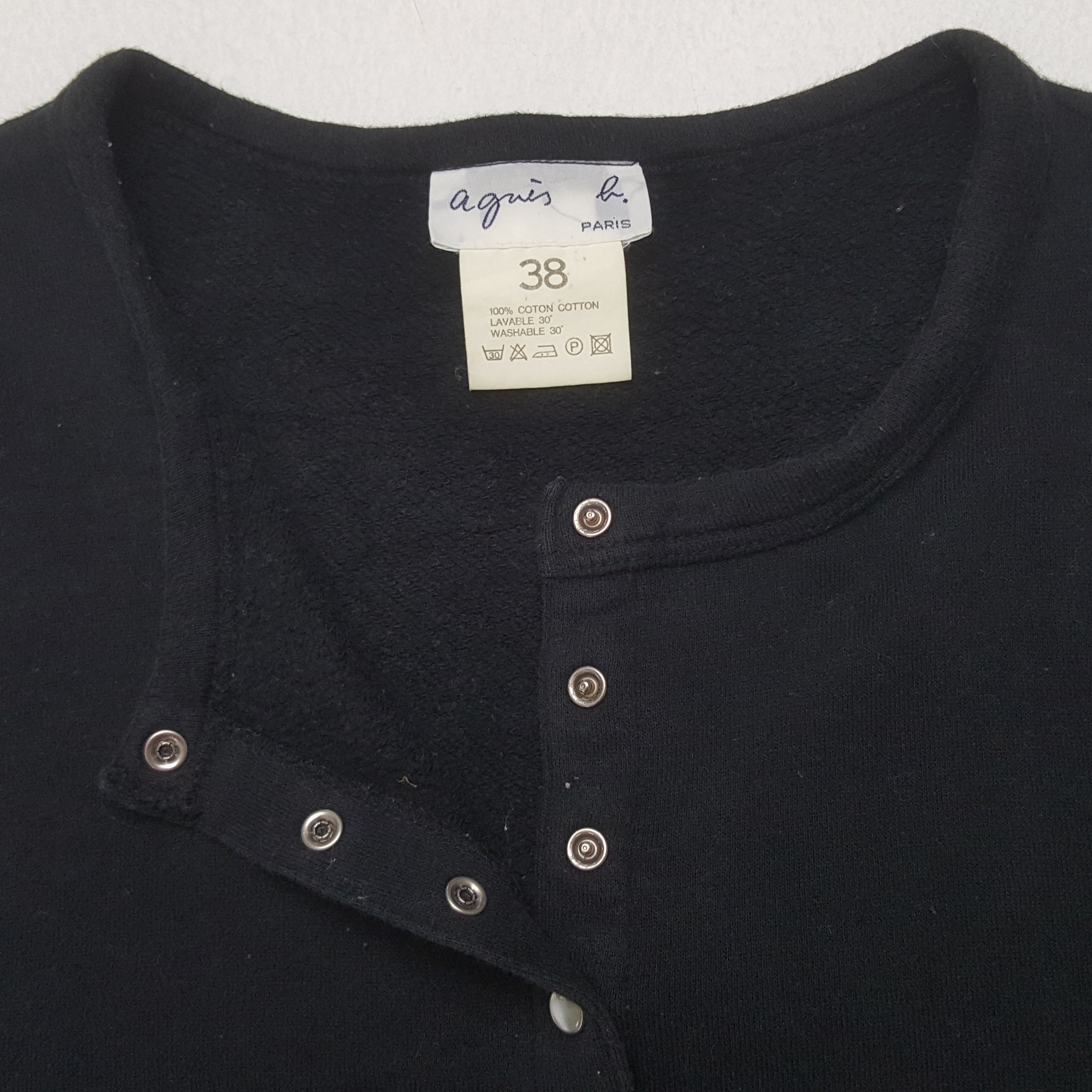 Designer × Vintage × agnes b. Vintage Agnes B. French Fashion Designer Long Sleeve Tshirt Size US L / EU 52-54 / 3 - 5 Thumbnail