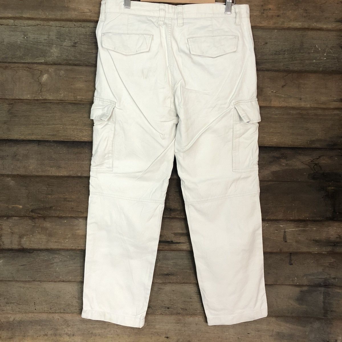 Japanese Brand Japanese White Yellow Multipocket Tactical Cargo Pants #0562 Size US 30 / EU 46 - 10 Thumbnail