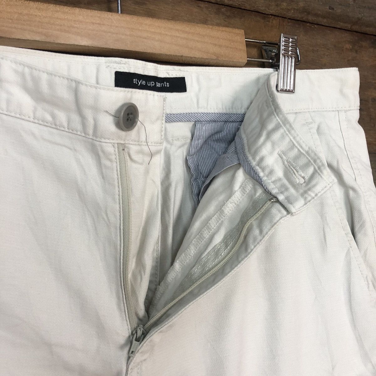 Japanese Brand Japanese White Yellow Multipocket Tactical Cargo Pants #0562 Size US 30 / EU 46 - 7 Thumbnail