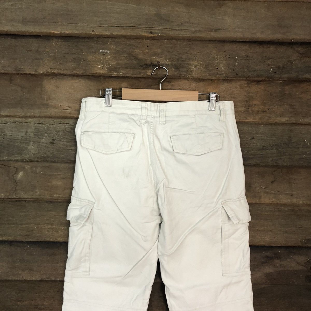 Japanese Brand Japanese White Yellow Multipocket Tactical Cargo Pants #0562 Size US 30 / EU 46 - 9 Thumbnail