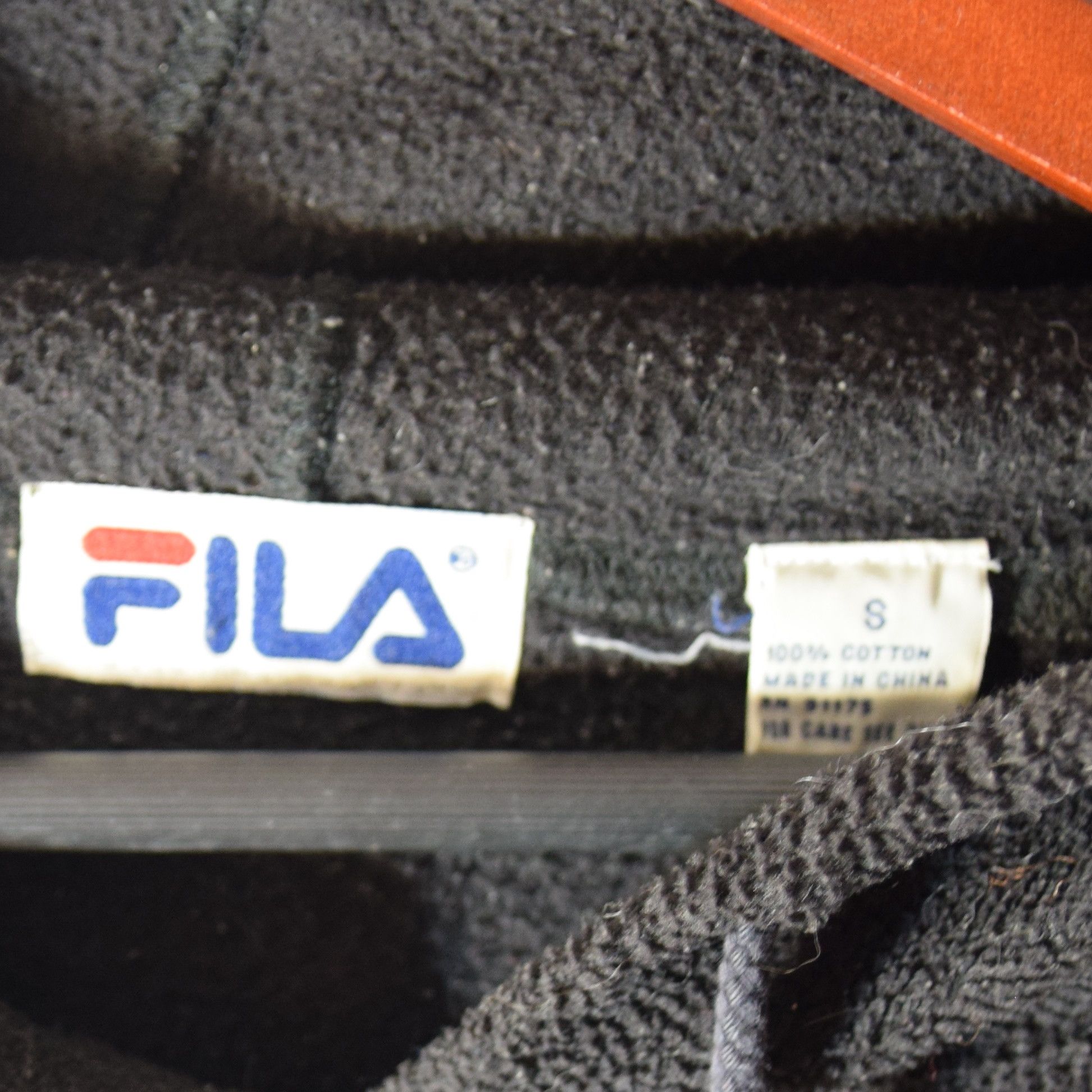 Fila × Vintage 90s / Y2K FILA USA ITALY SHERPA HOODIE S OVERSIZE Size US S / EU 44-46 / 1 - 7 Thumbnail