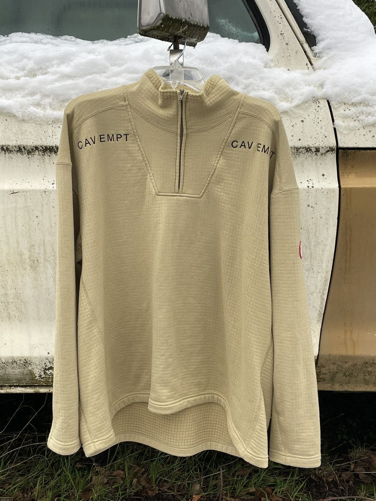 Cav Empt Block Fleece Half Zip XL | Grailed