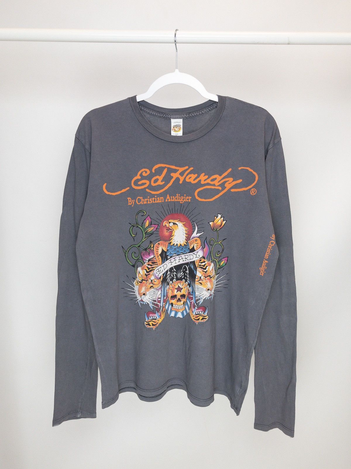 Ed Hardy Ed Hardy by Christian Audigier eagle skulls long sleeve Size US L / EU 52-54 / 3 - 1 Thumbnail