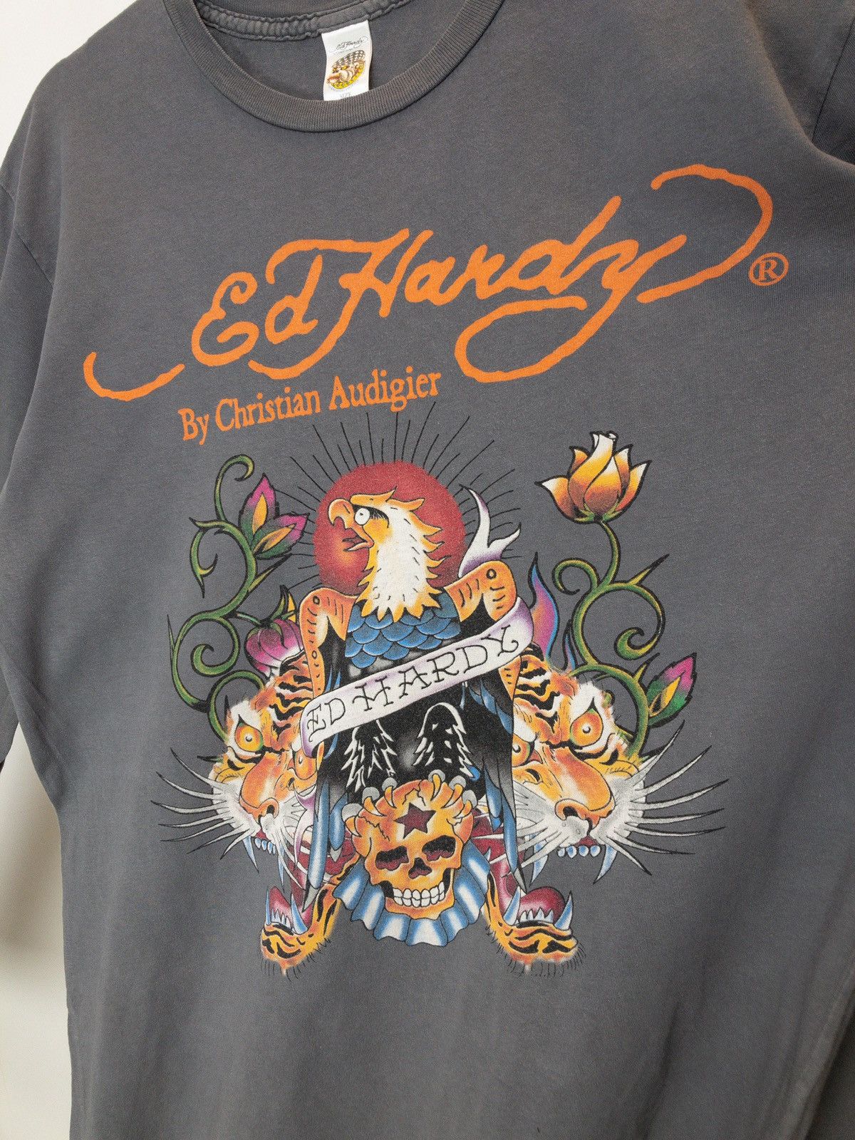 Ed Hardy Ed Hardy by Christian Audigier eagle skulls long sleeve Size US L / EU 52-54 / 3 - 3 Thumbnail