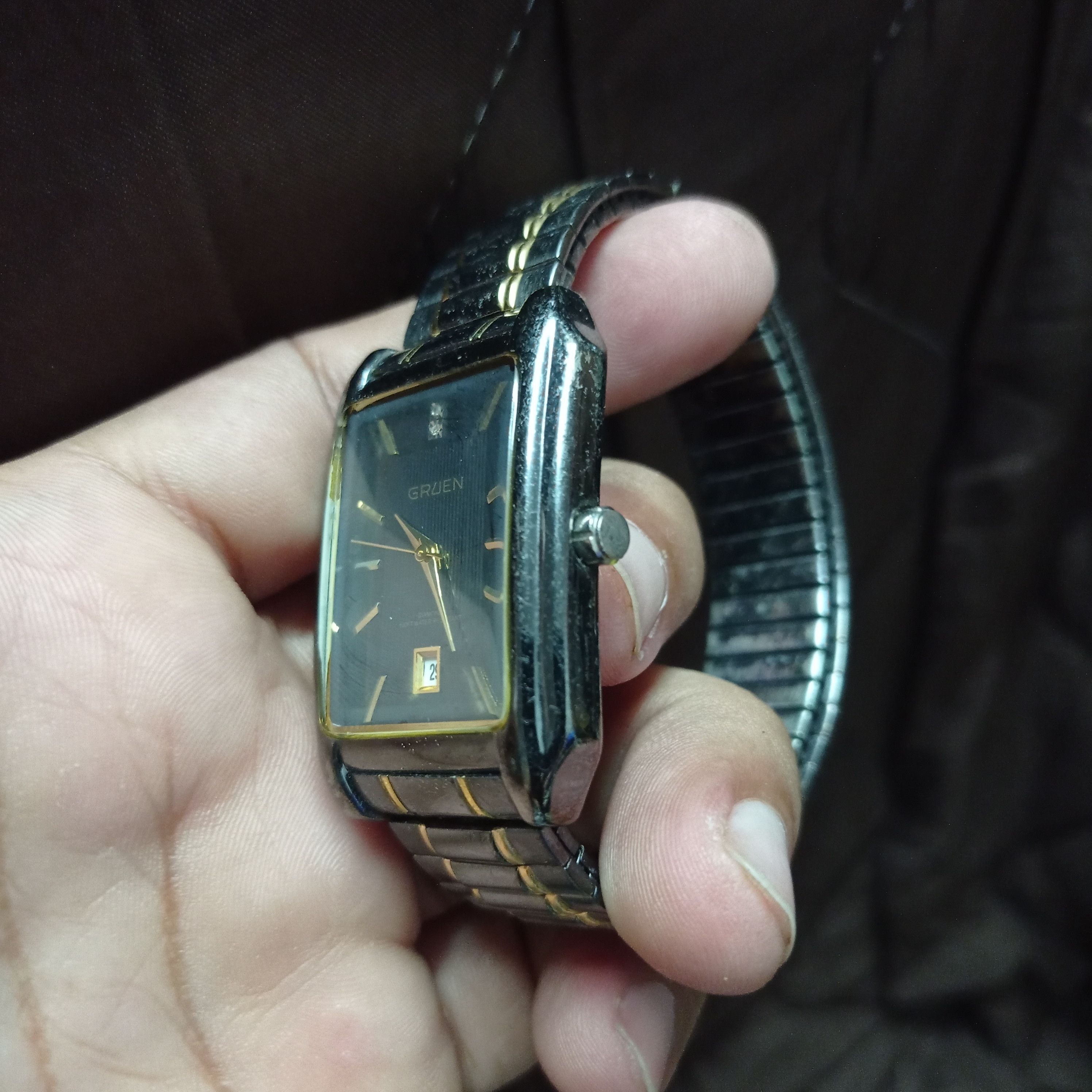 Japanese Brand Vintage GRUEN (GU324) JAPAN MOVEMENT WATCH Size ONE SIZE - 11 Thumbnail