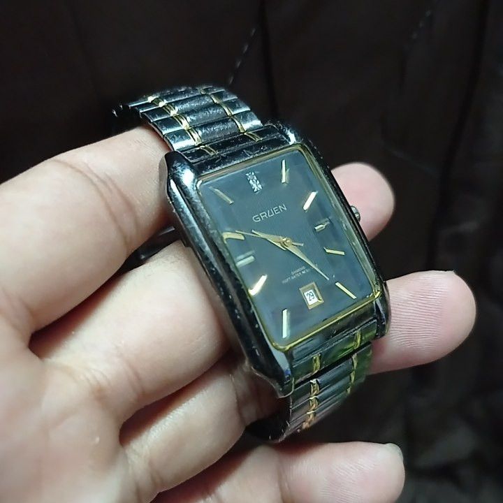 Japanese Brand Vintage GRUEN (GU324) JAPAN MOVEMENT WATCH Size ONE SIZE - 6 Thumbnail