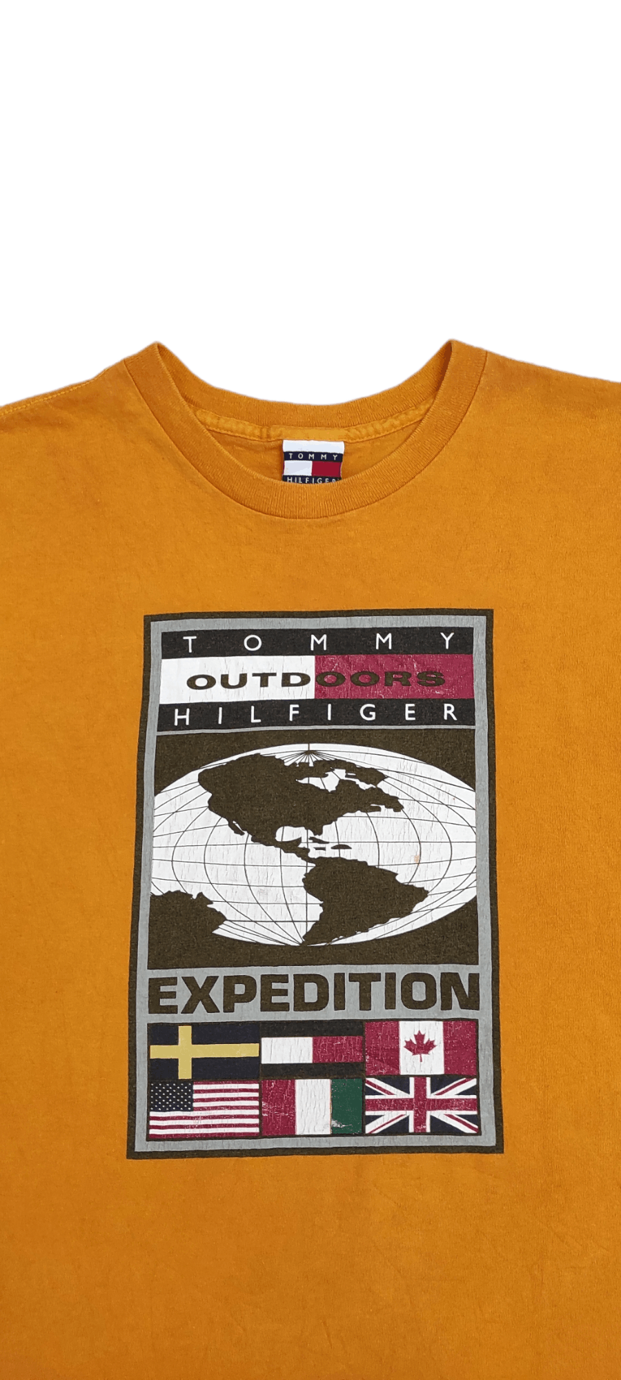 Tommy Hilfiger Vintage 90's OUTDOOR EXPEDITION Promo tee Size US S / EU 44-46 / 1 - 6 Thumbnail
