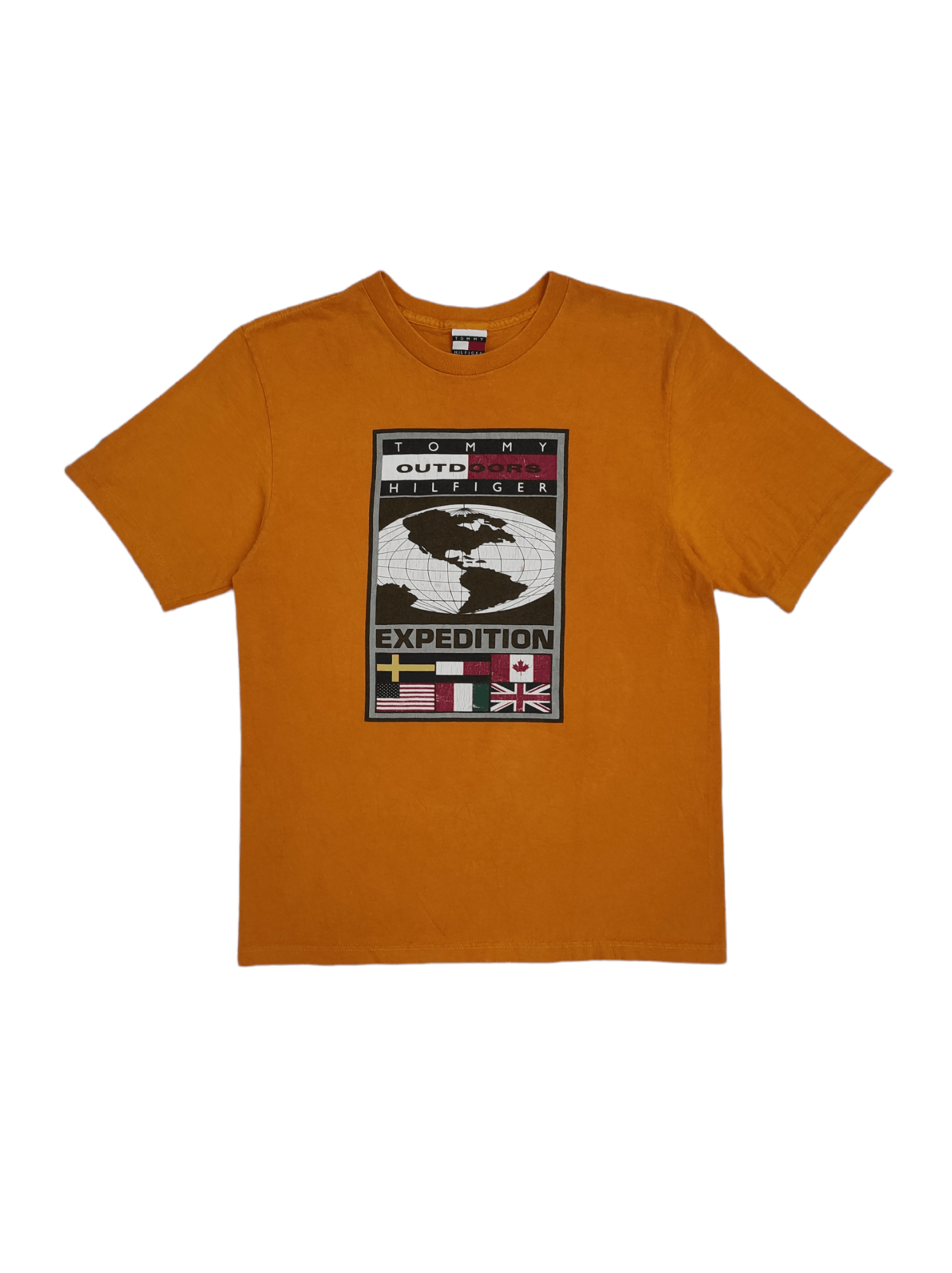 Tommy Hilfiger Vintage 90's OUTDOOR EXPEDITION Promo tee Size US S / EU 44-46 / 1 - 1 Thumbnail