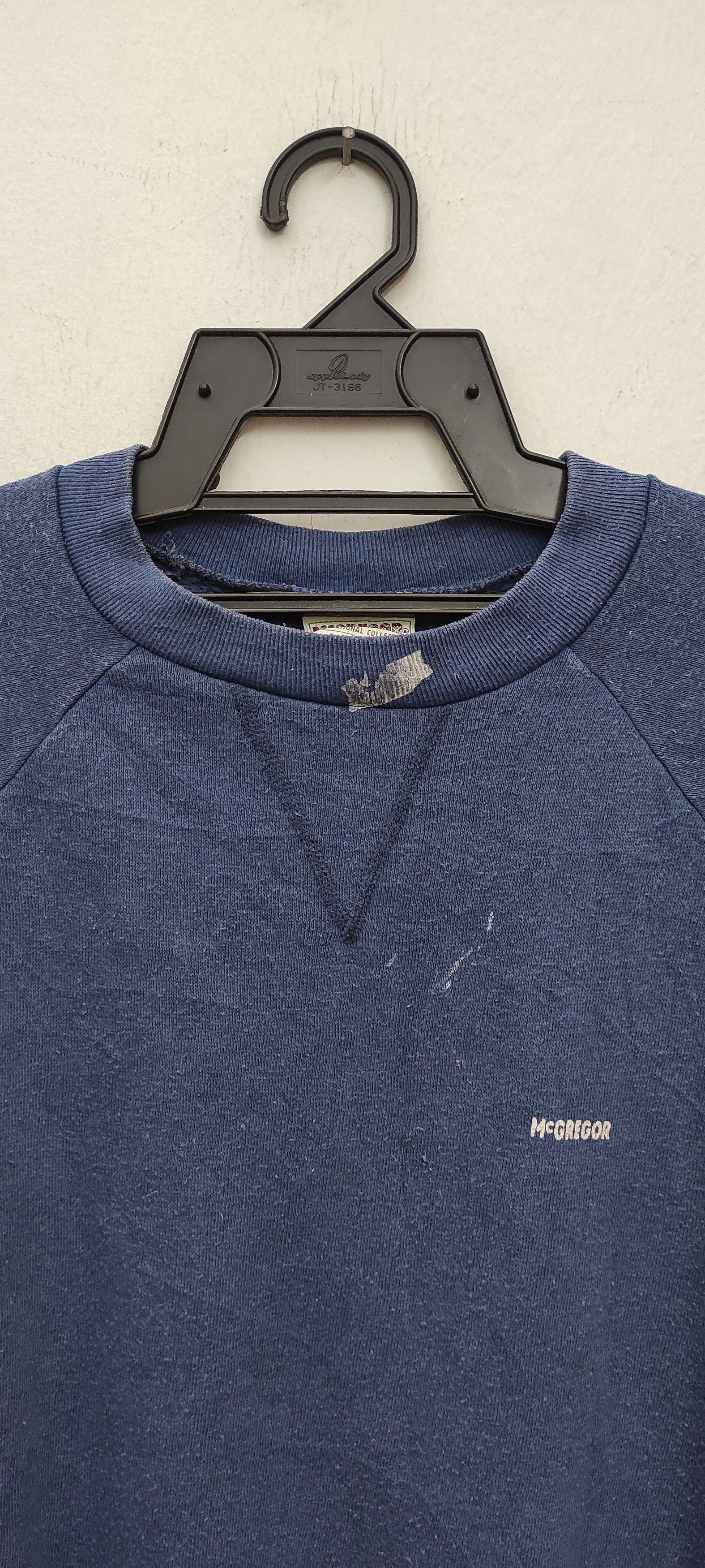 McGregor Vintage 60s 70s Mc Gregor Raglan V stitch sweatshirt Size US M / EU 48-50 / 2 - 5 Thumbnail