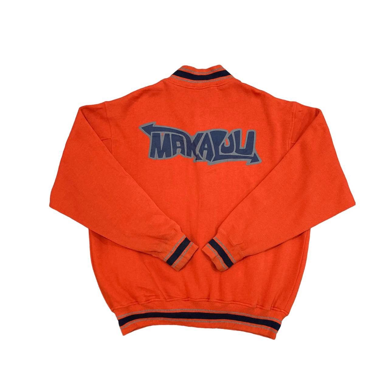 Japanese Brand MAKAPUU BIG LOGO SPELL OUT VARSITY JACKET Size US L / EU 52-54 / 3 - 1 Thumbnail