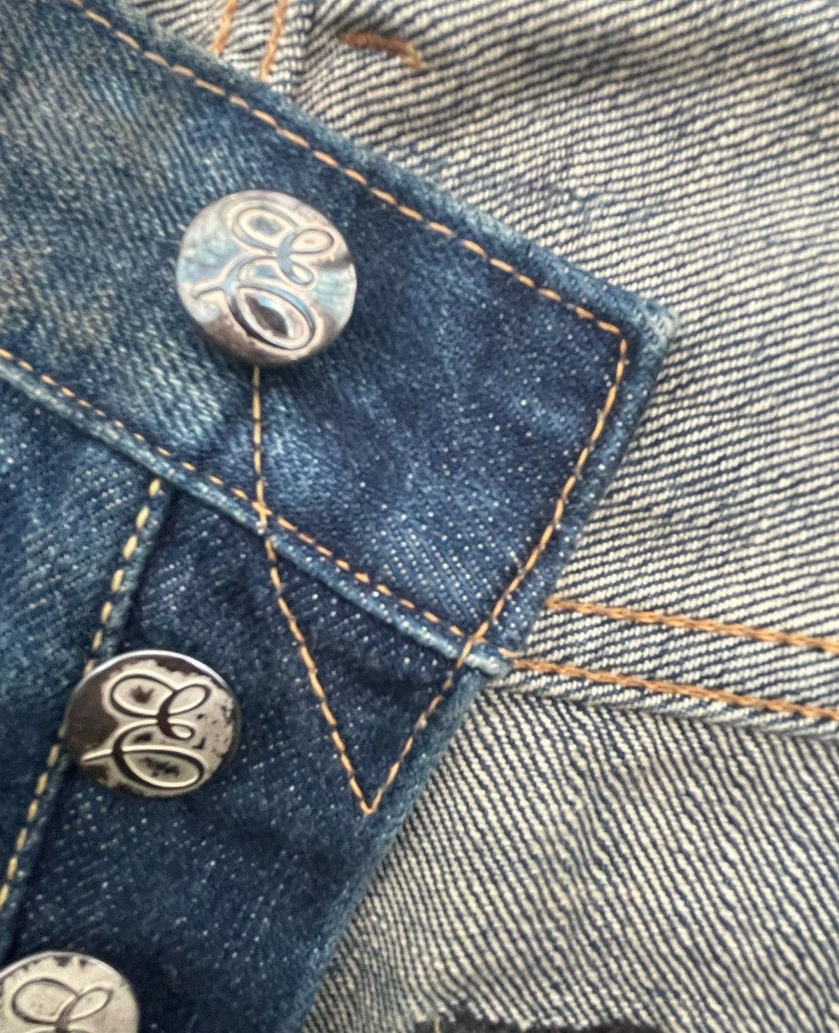 Edition Japan × Japanese Brand Edition Vintage Selvedge Aging Distressed & Stain Denim Size US 32 / EU 48 - 9 Thumbnail