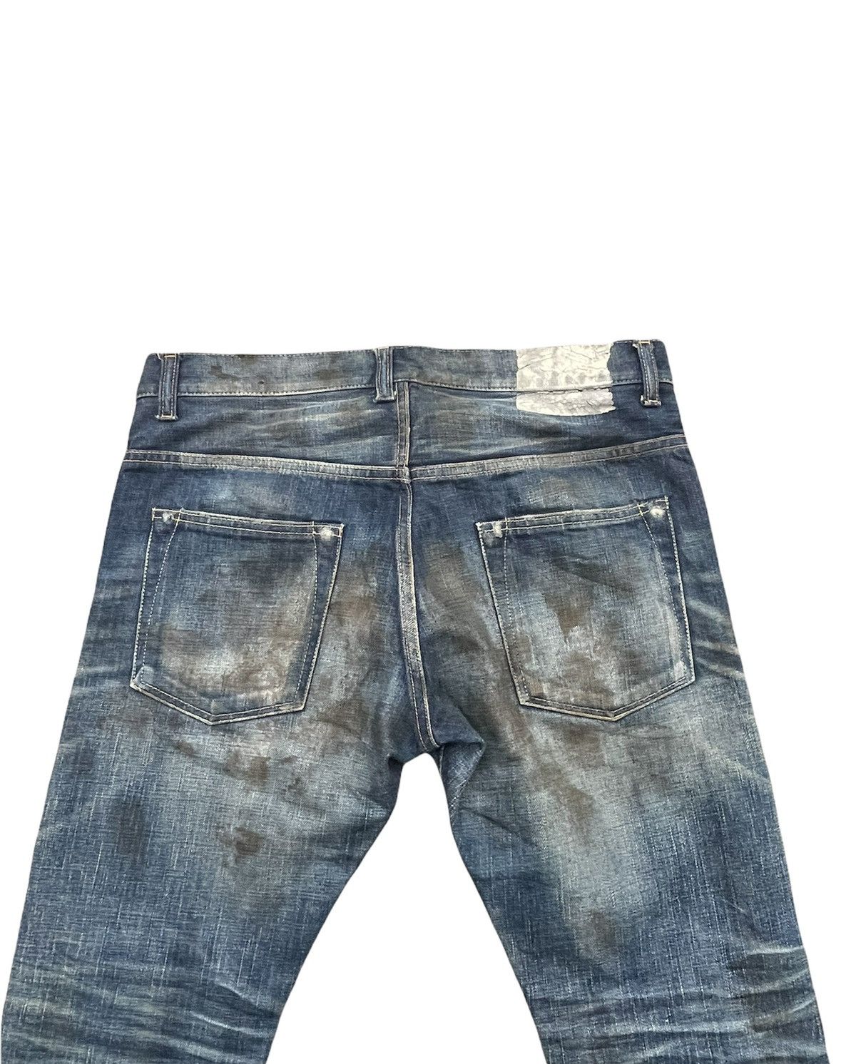 Edition Japan × Japanese Brand Edition Vintage Selvedge Aging Distressed & Stain Denim Size US 32 / EU 48 - 14 Thumbnail