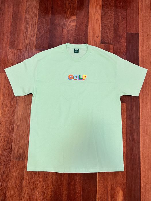 Golf Wang 💚 Golf Wang Multi Color 3D Logo Tee Green XL | Grailed