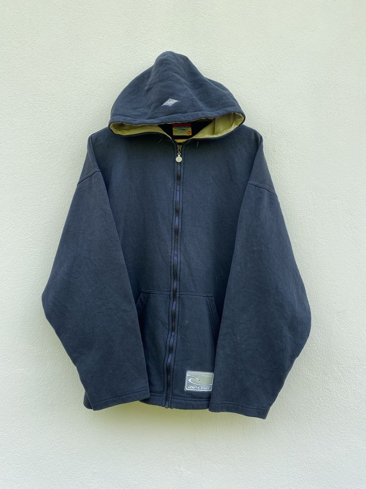 Rip Curl × Vintage Vintage 90s Rip Curl boxy Hoodie Zipper Surfing Australia Size US L / EU 52-54 / 3 - 1 Thumbnail
