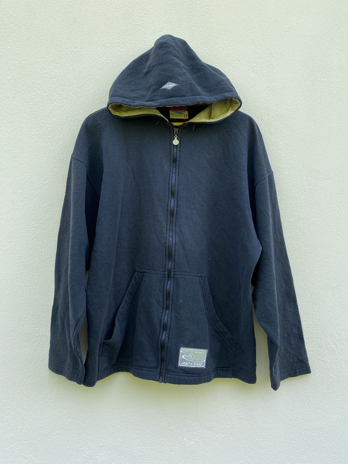 Rip Curl × Vintage Vintage 90s Rip Curl boxy Hoodie Zipper Surfing Australia Size US L / EU 52-54 / 3 - 3 Thumbnail