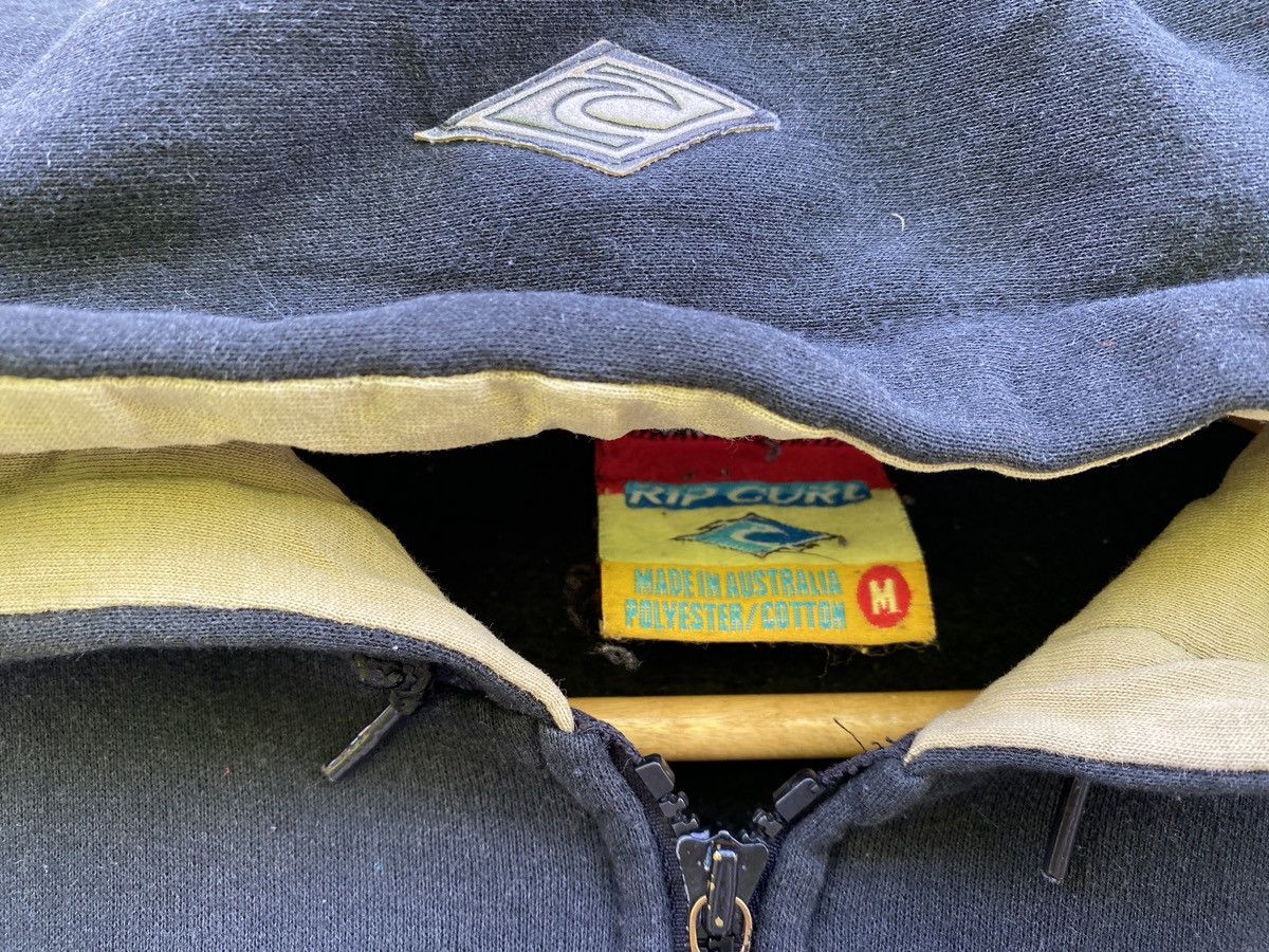 Rip Curl × Vintage Vintage 90s Rip Curl boxy Hoodie Zipper Surfing Australia Size US L / EU 52-54 / 3 - 7 Thumbnail