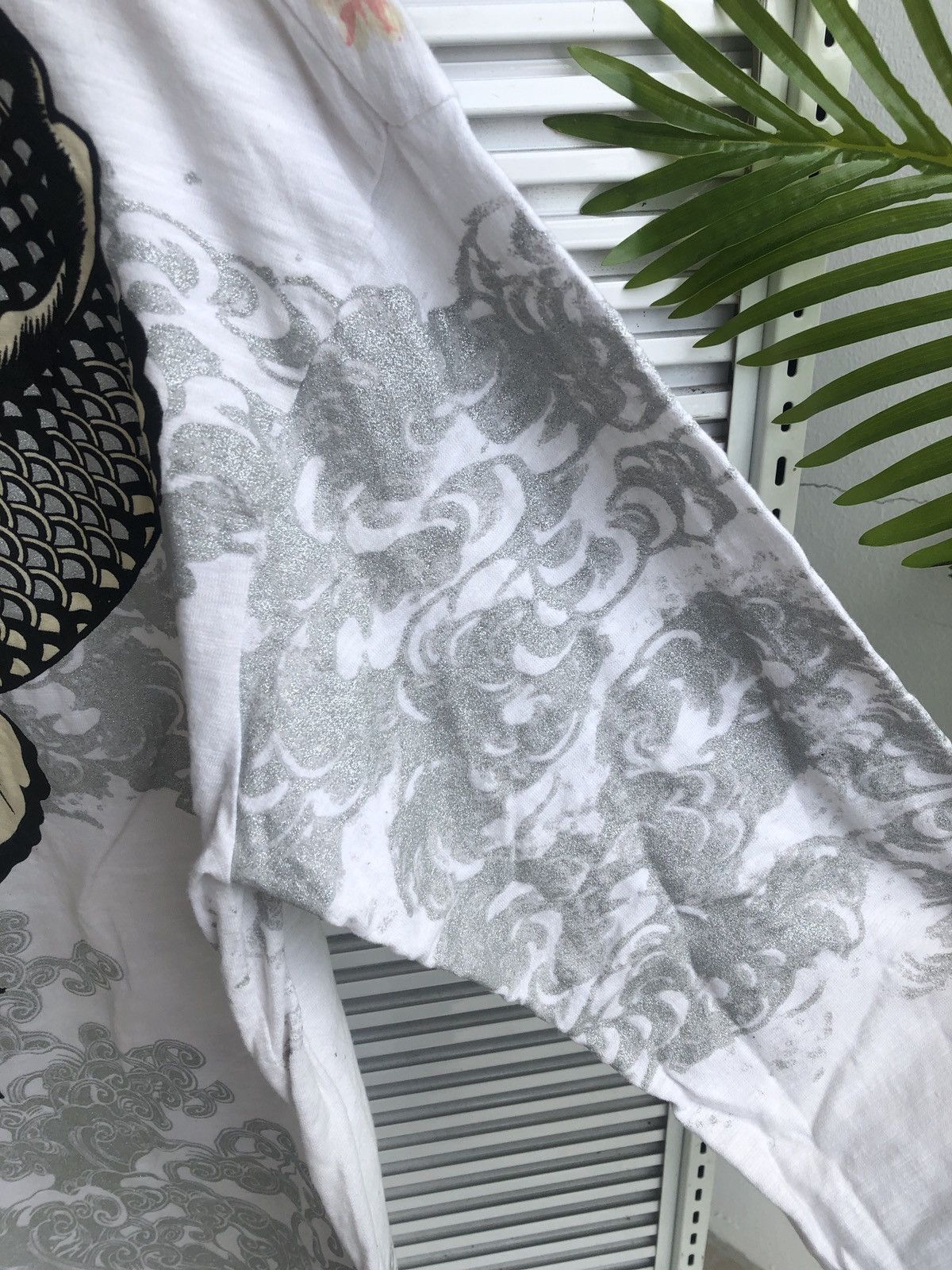 Japanese Brand Vintage Koi Fish Sukajan Longsleeve / HystericEvisu Style Size US XL / EU 56 / 4 - 6 Thumbnail