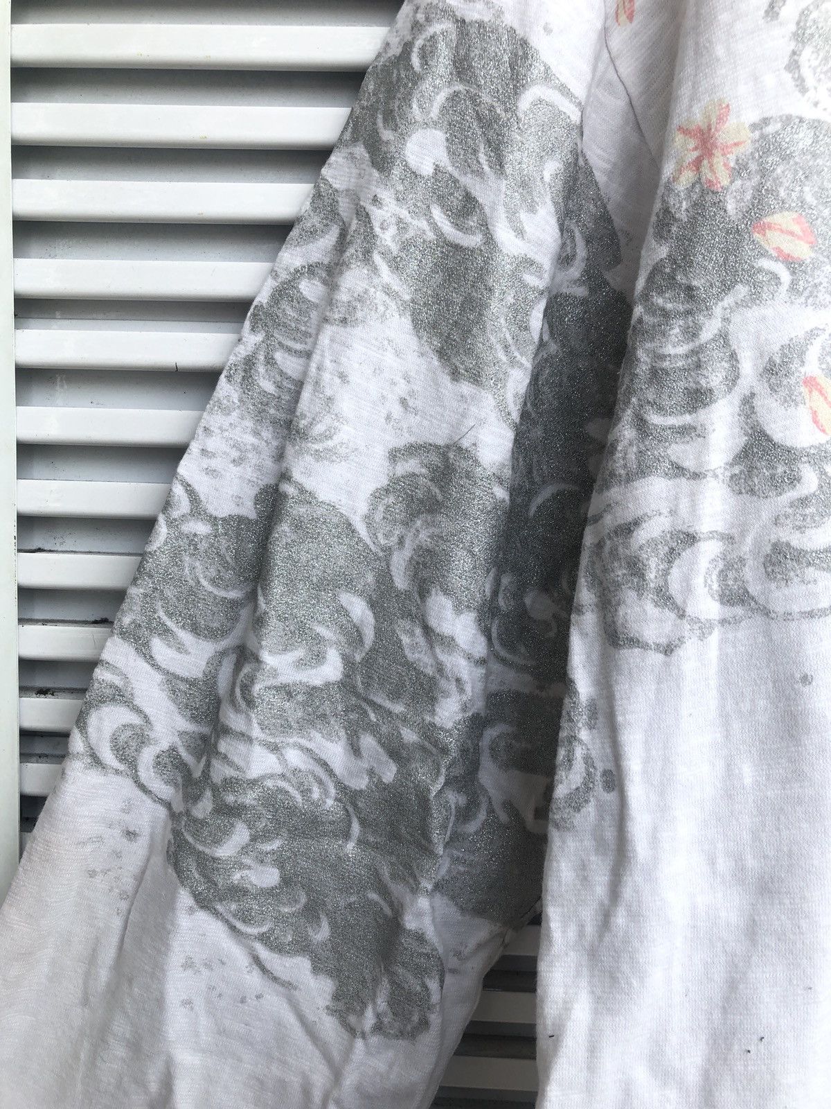 Japanese Brand Vintage Koi Fish Sukajan Longsleeve / HystericEvisu Style Size US XL / EU 56 / 4 - 5 Thumbnail