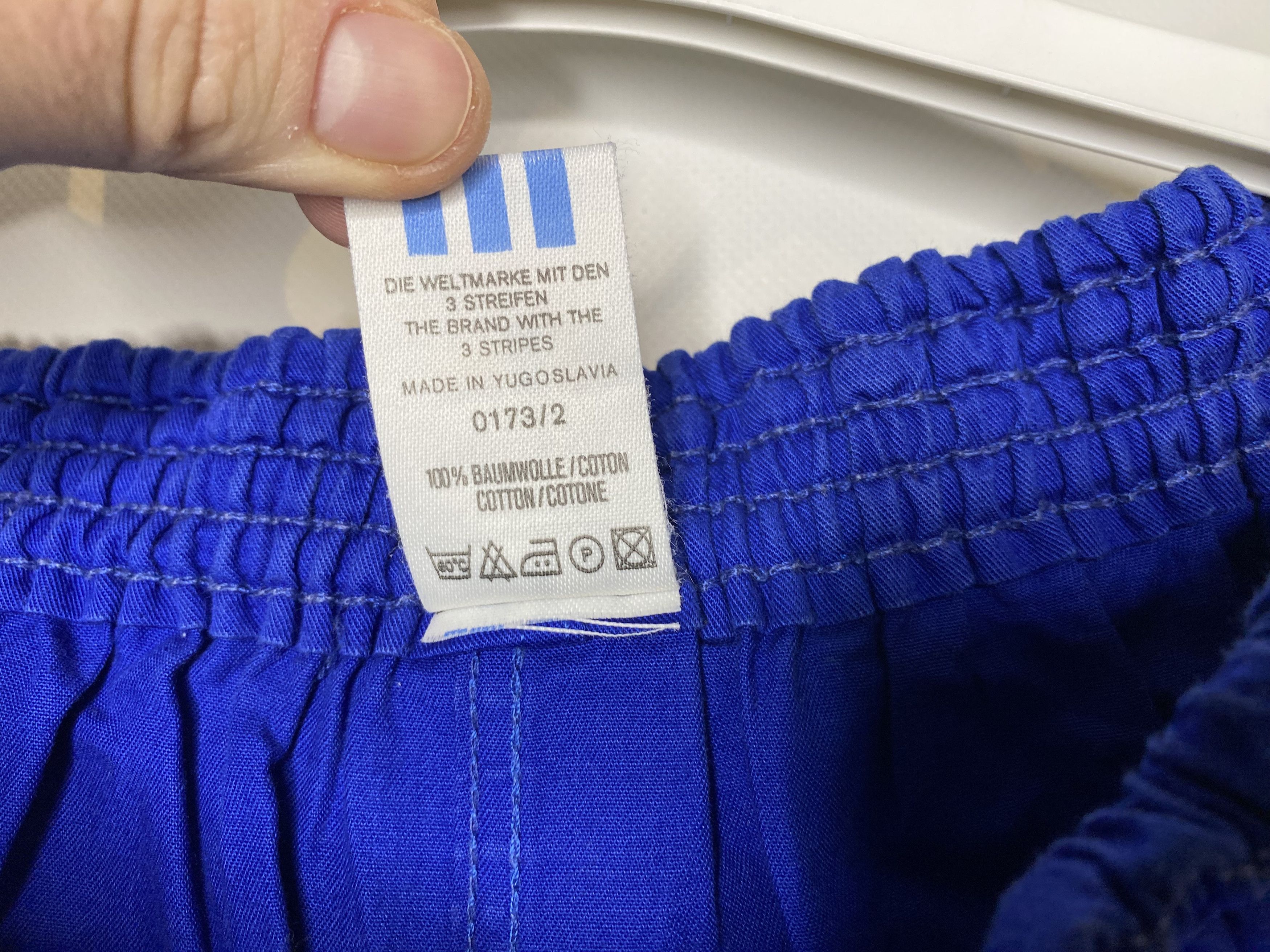 Adidas × Ronning × Vintage ADIDAS COTONE SPRINTER SHORTS SOCCER MADE IN YOGOSLAVA Size US 34 / EU 50 - 5 Thumbnail